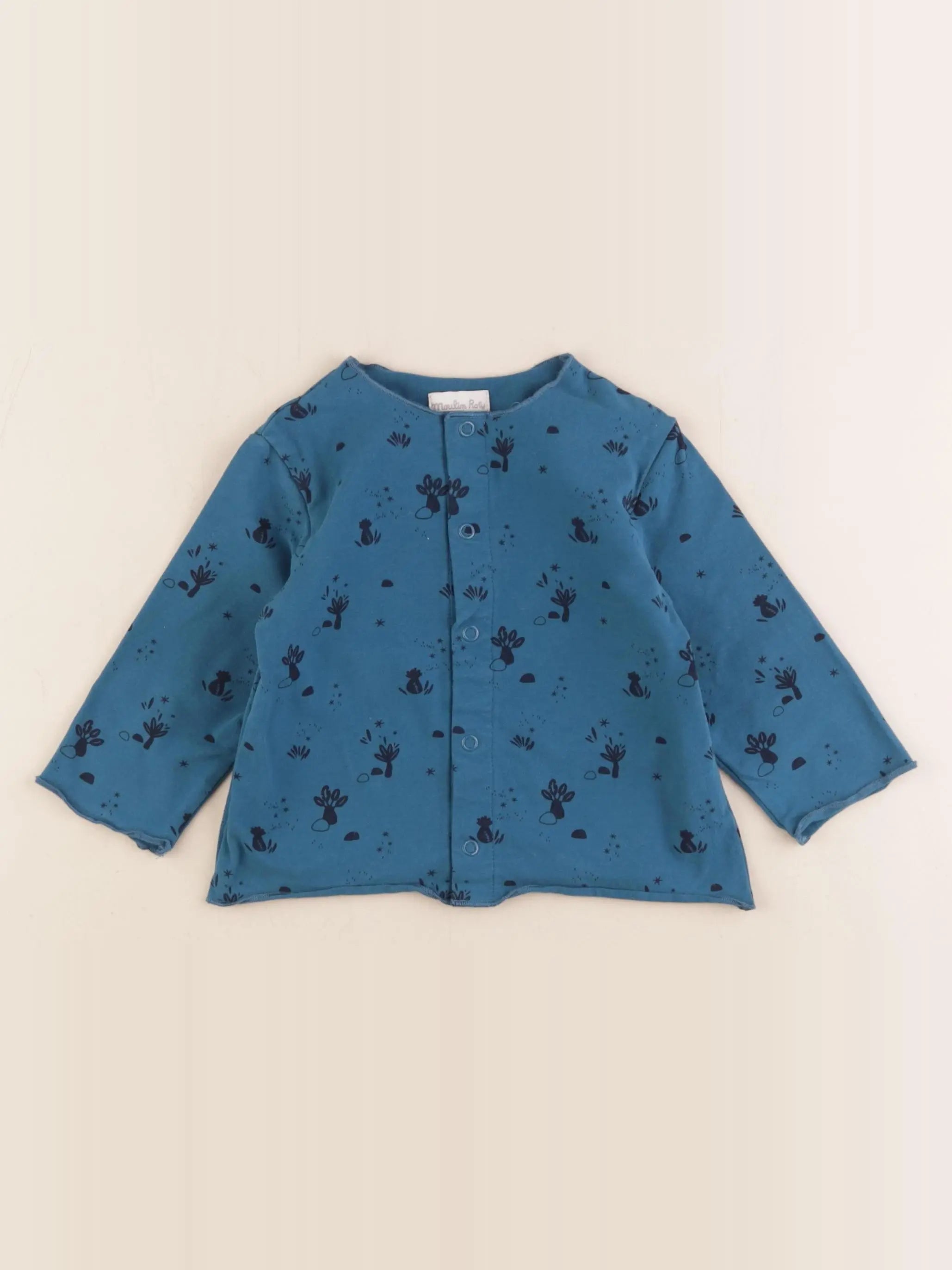 Moulin Roty - tee-shirt bleu - 18 mois