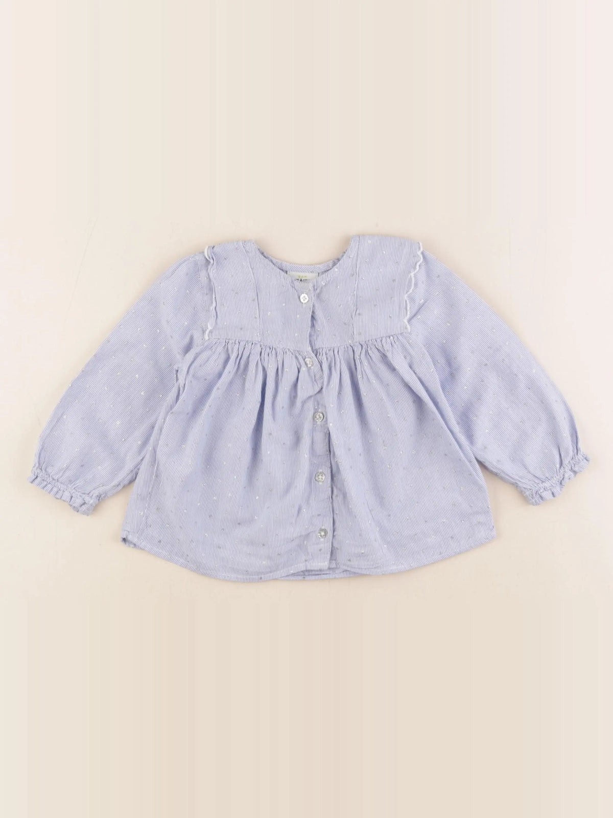 Tape à l'oeil - blouse bleu - 18 mois