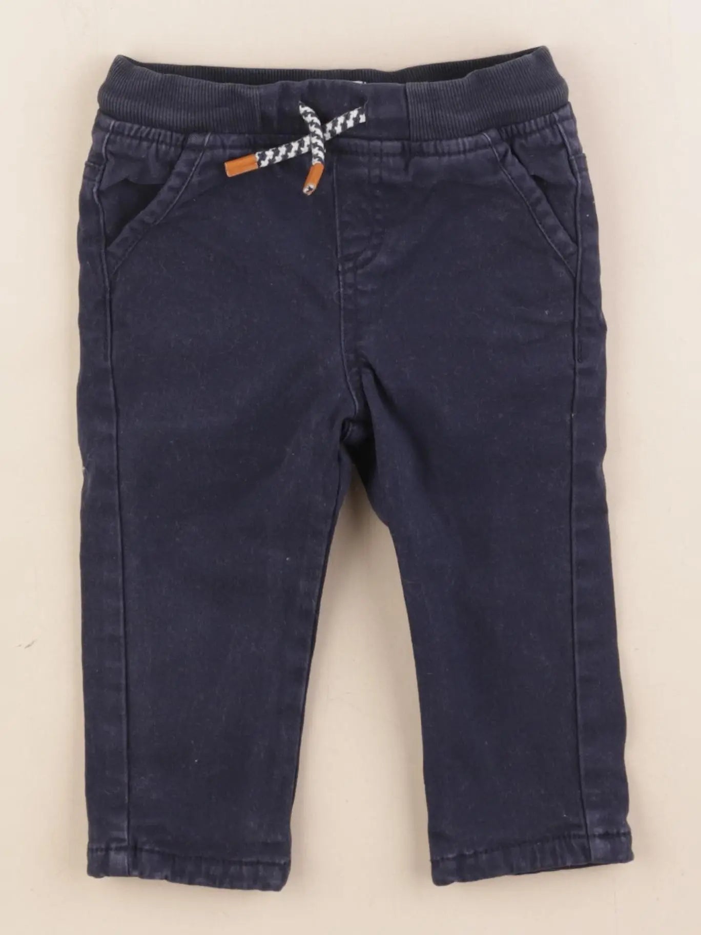Vertbaudet - pantalon bleu - 18 mois