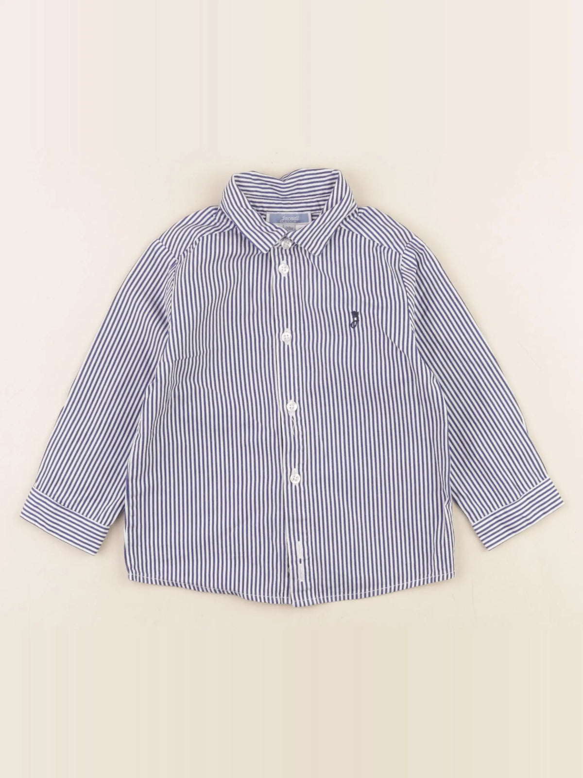 Jacadi - chemise bleu - 24 mois