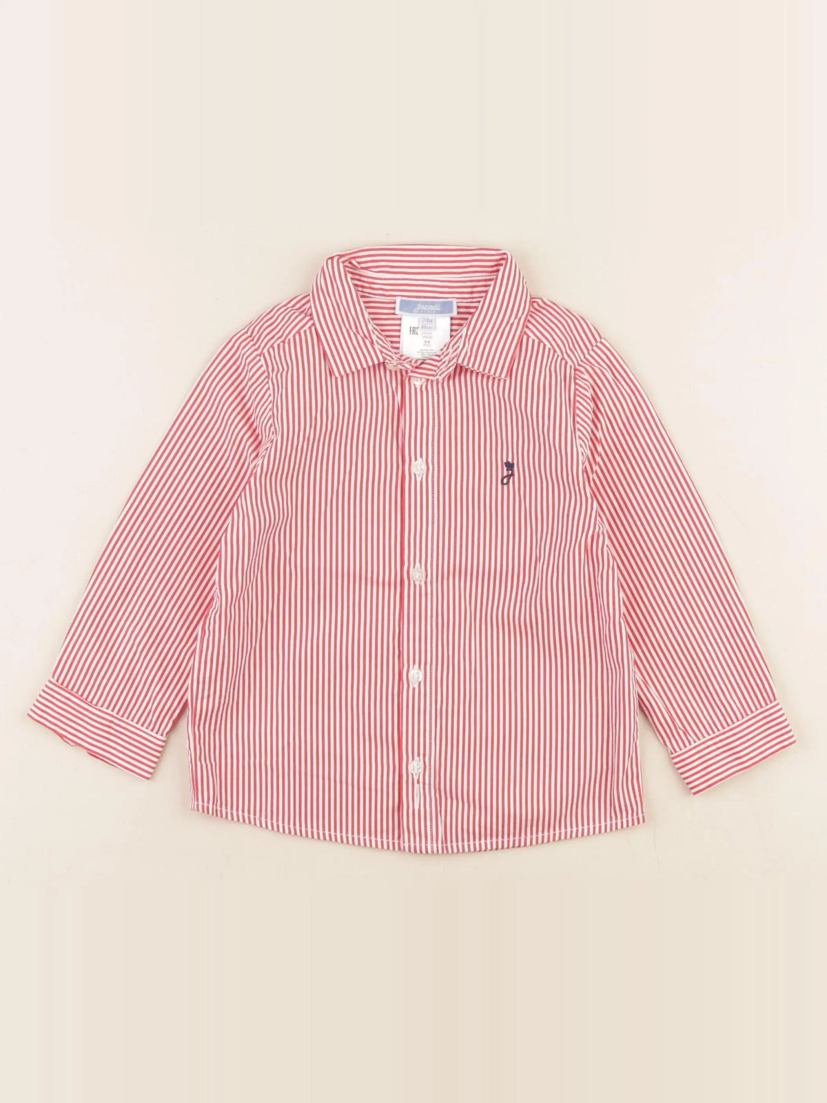 Jacadi - chemise rouge - 24 mois