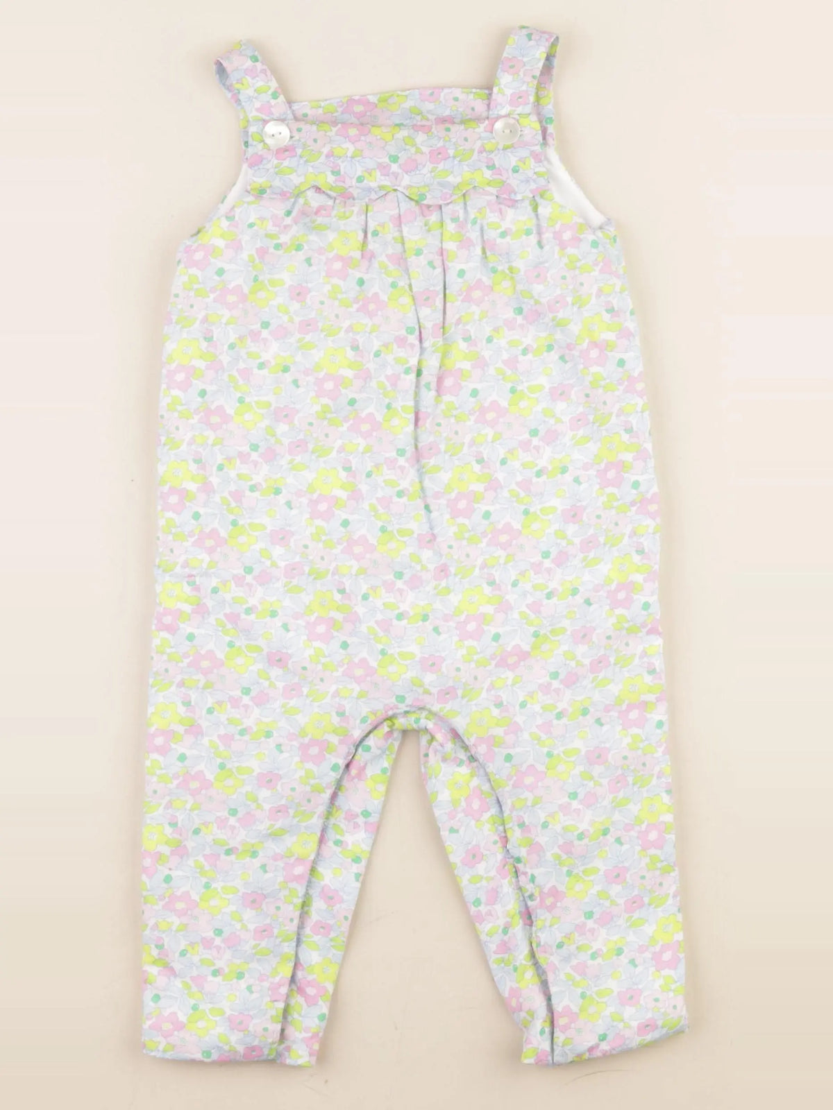 Jacadi - combinaison liberty multicolore - 12 mois