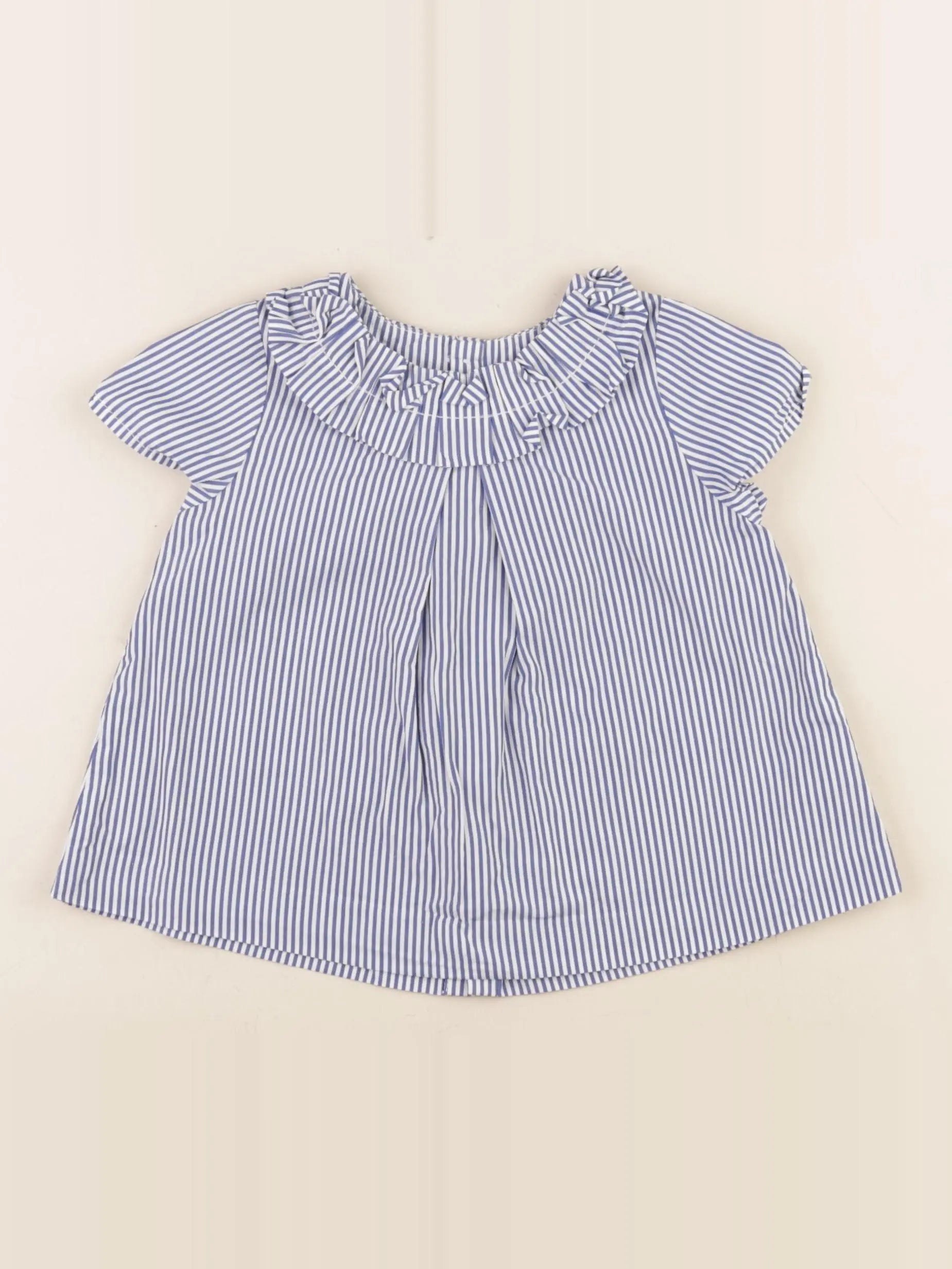 Jacadi - blouse bleu - 24 mois