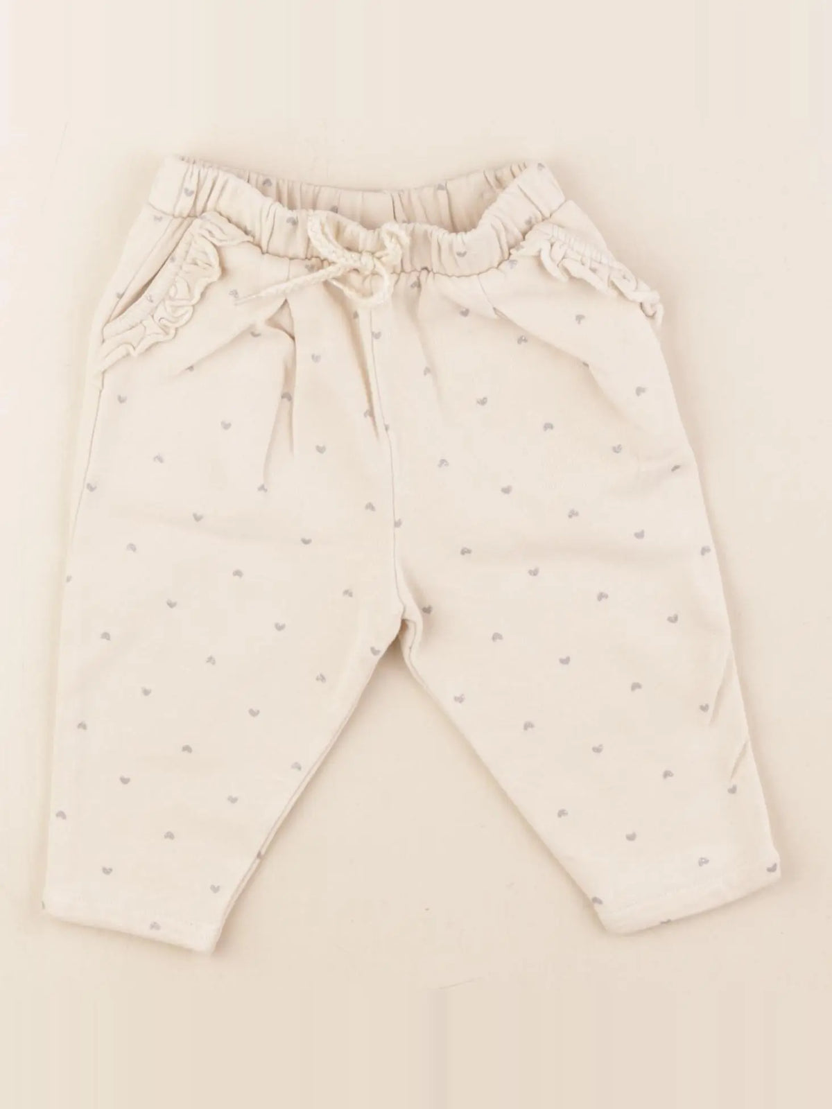 Vertbaudet - pantalon beige - 12 mois