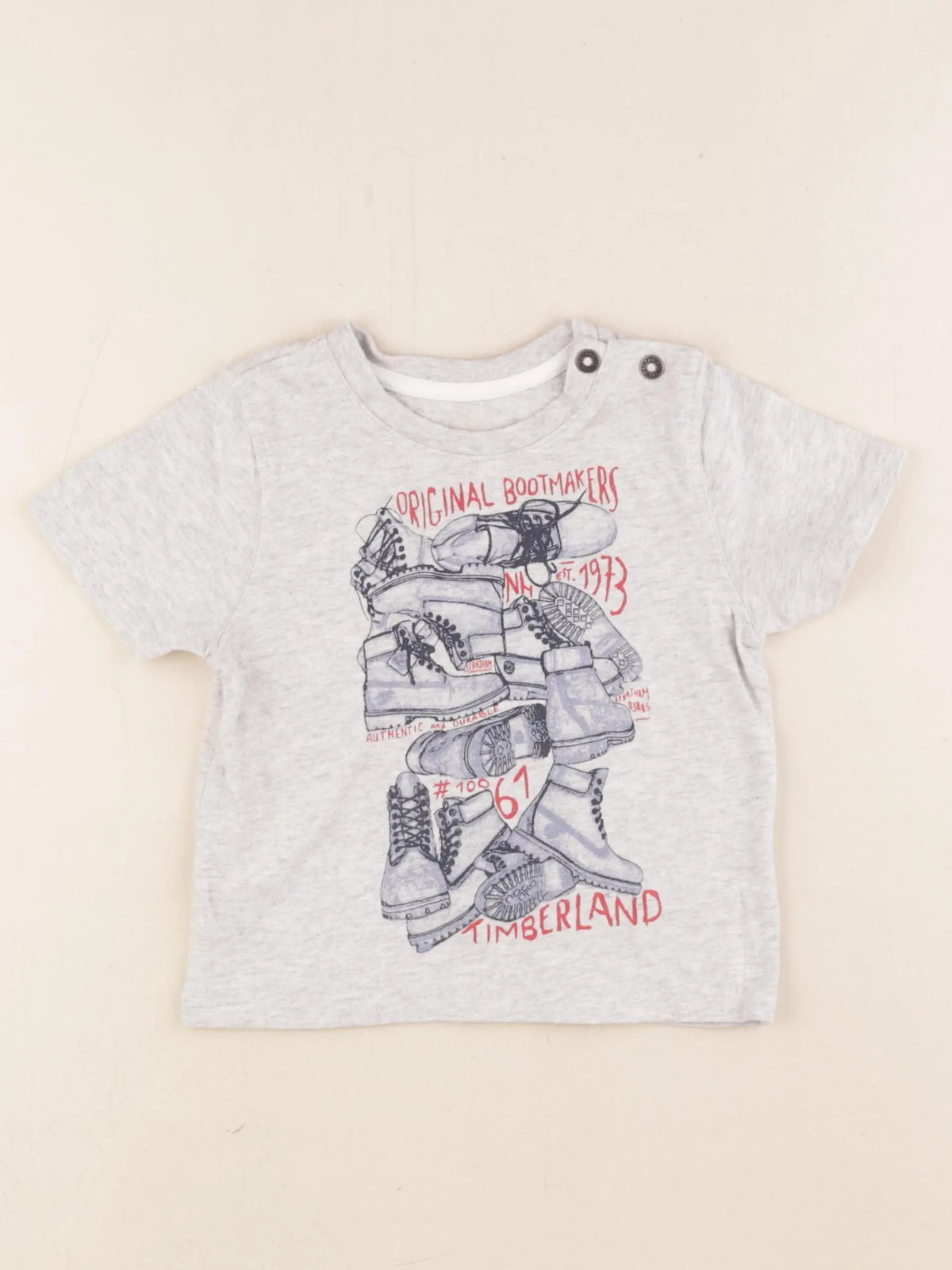 Timberland - tee-shirt gris - 18 mois