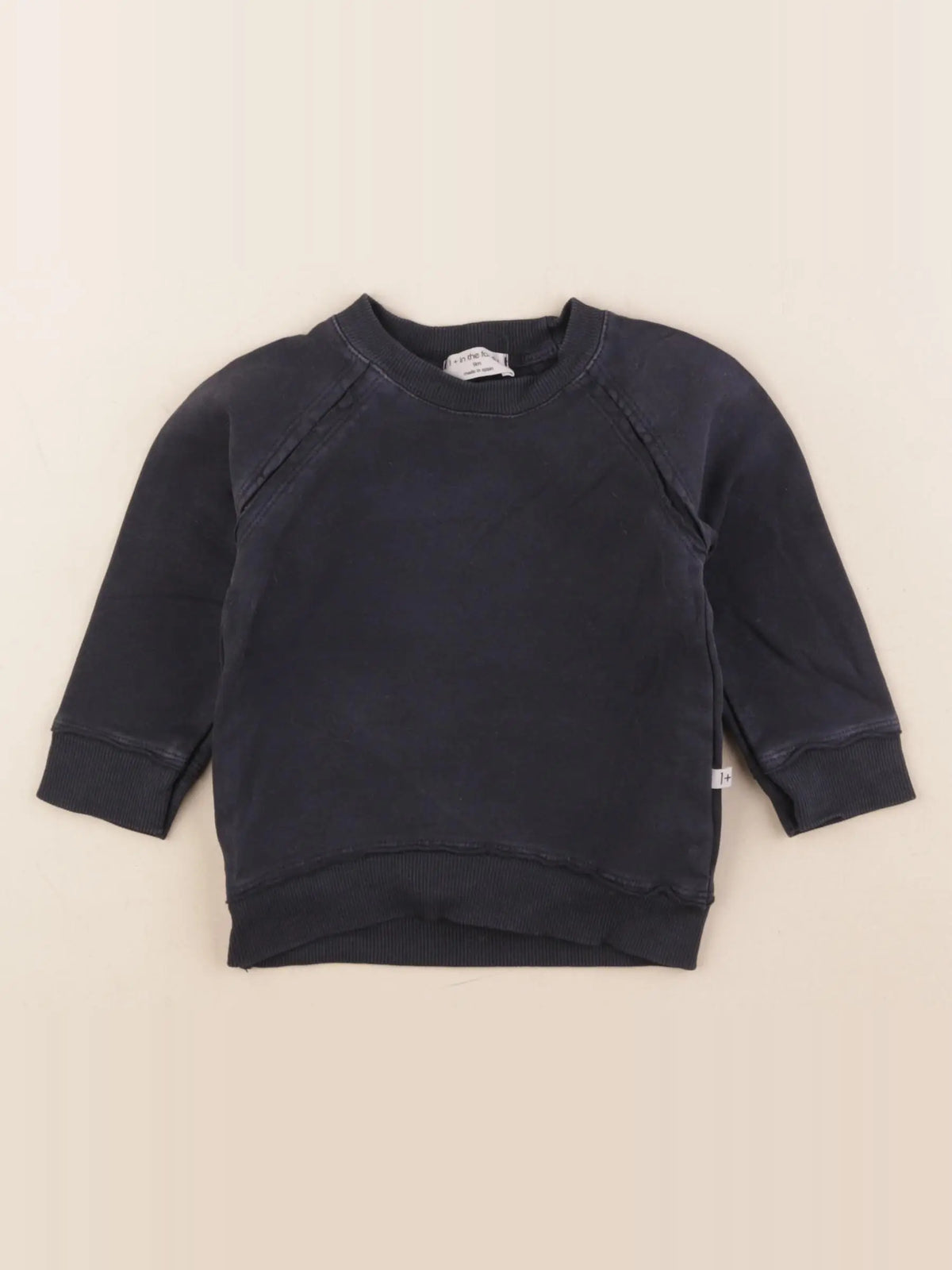 1+ In the family - sweat noir - 9 mois