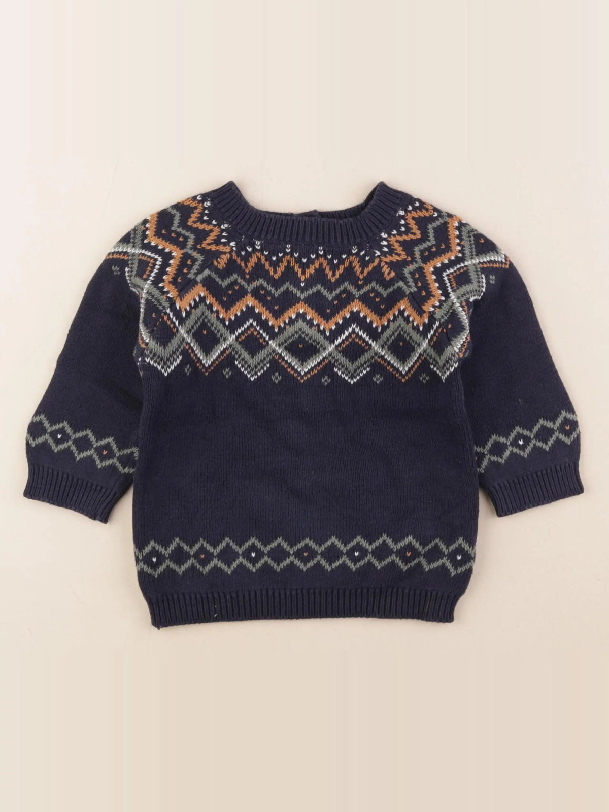 Vertbaudet - pull bleu - 2 ans