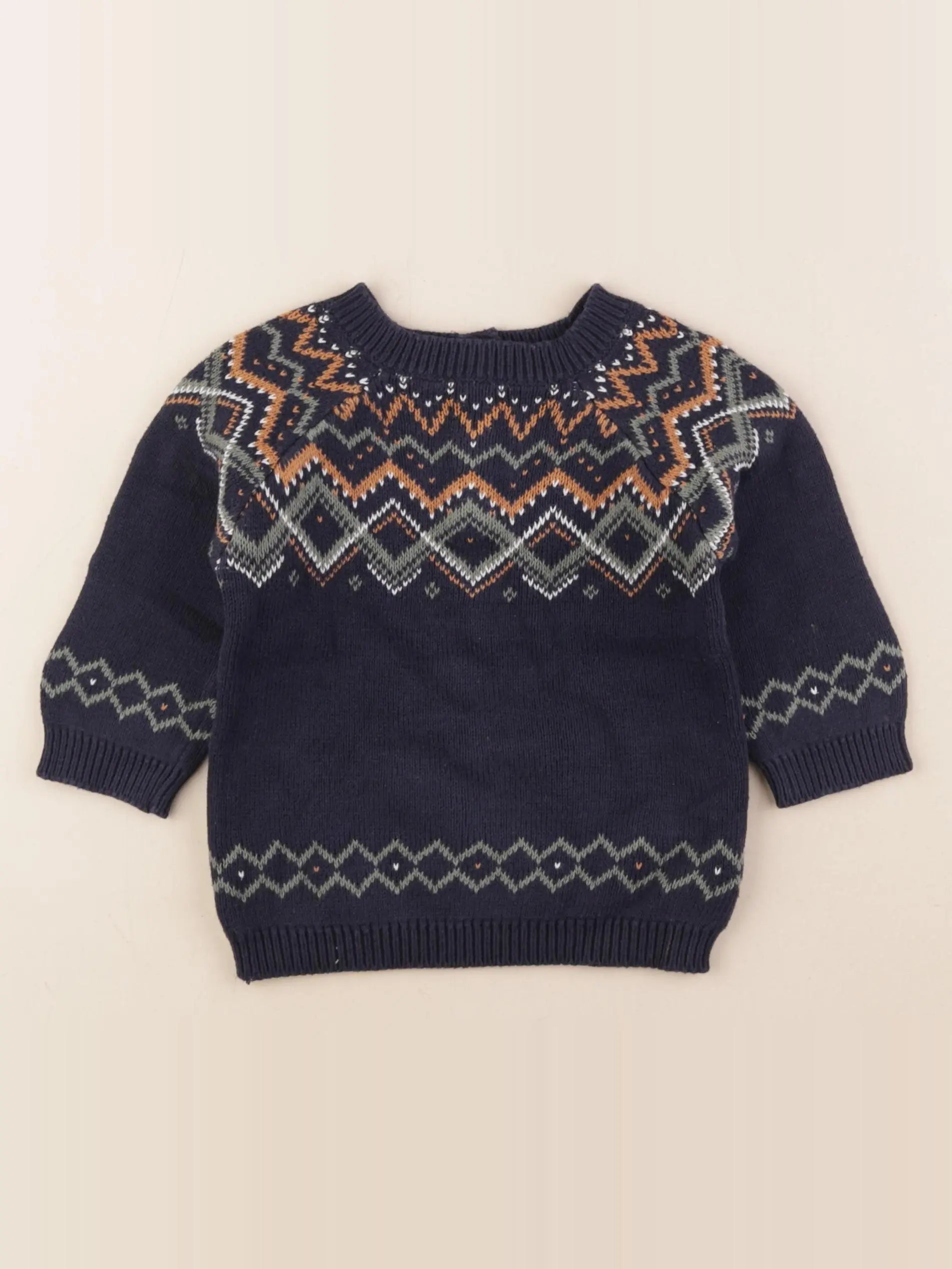 Vertbaudet - pull bleu - 2 ans