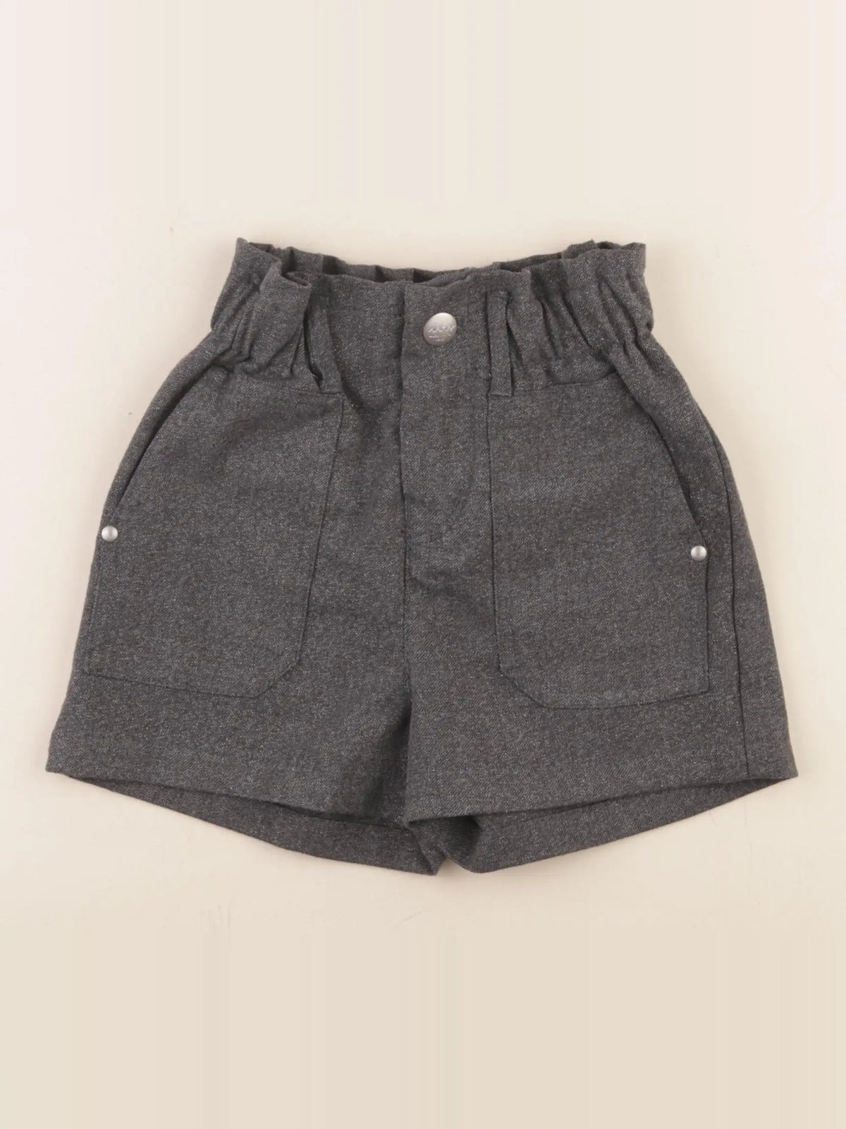 IKKS - short gris, argent - 6 ans