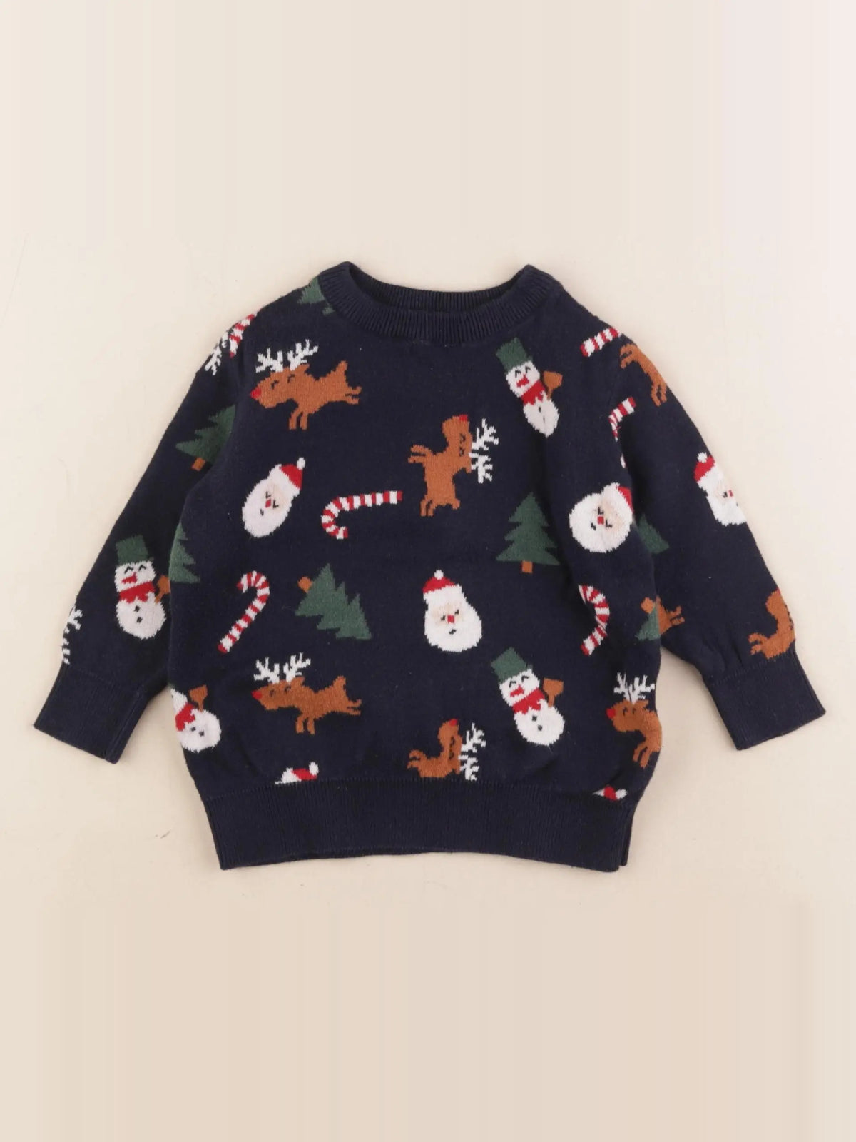 Vertbaudet - pull bleu - 2 ans