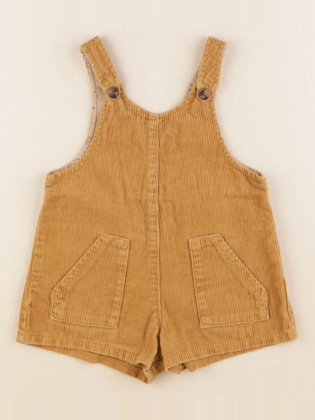 Zara - salopette jaune - 9/12 mois