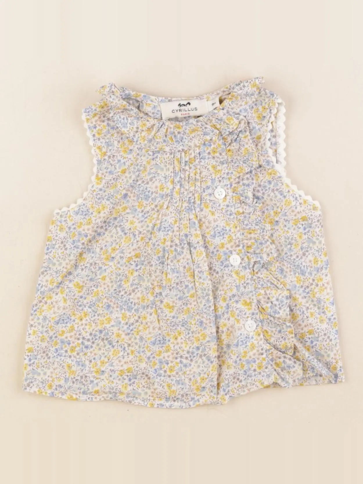 Cyrillus - blouse multicolore - 9 mois
