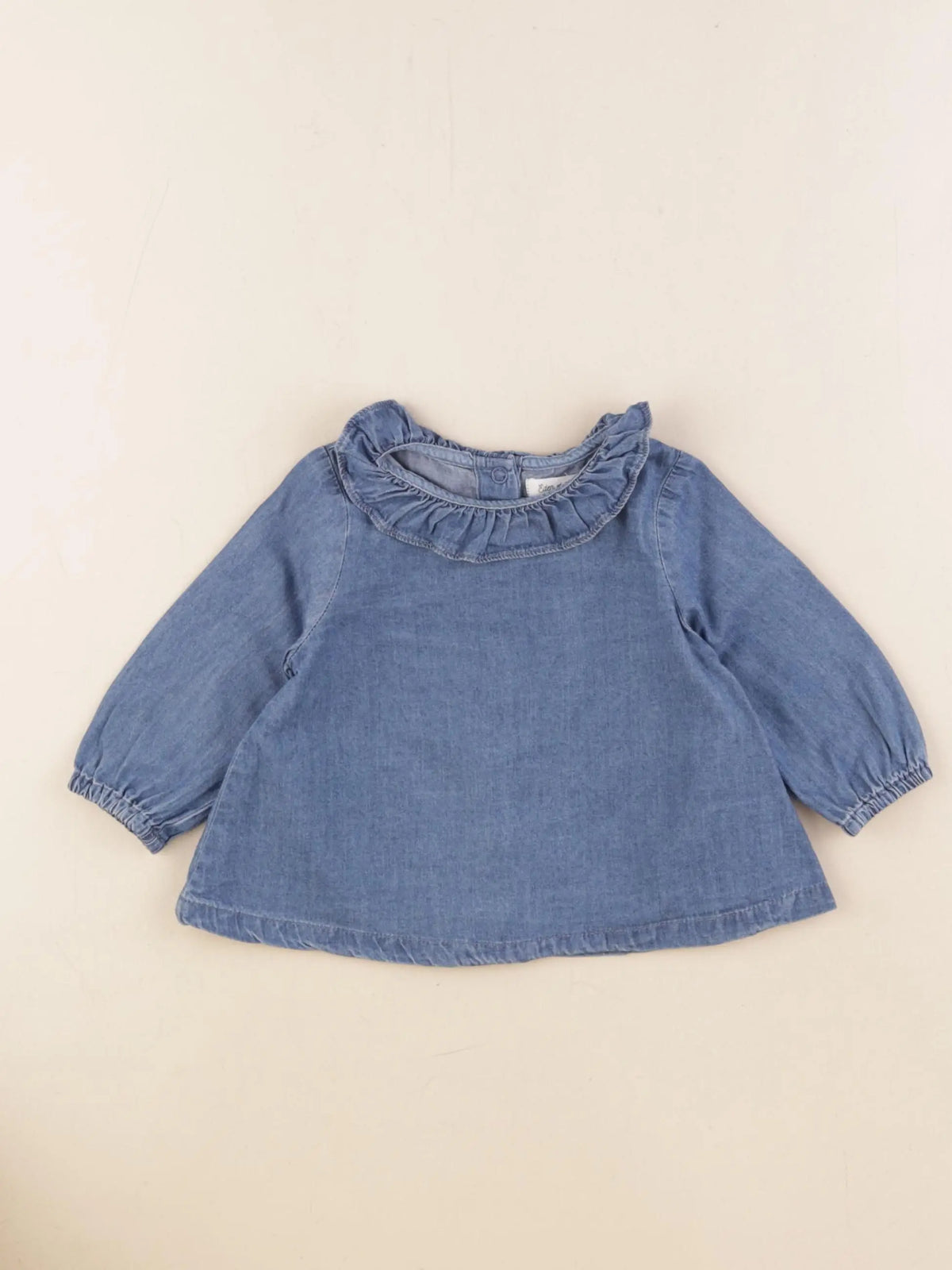 Eden & Victor - blouse bleu - 3 mois