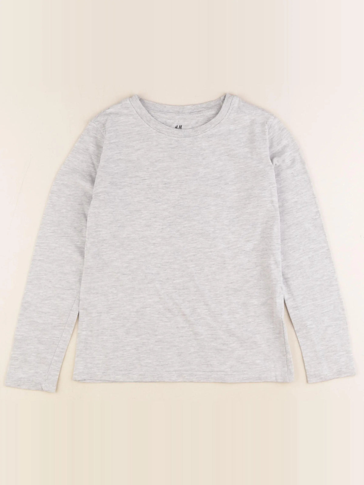 H&M - tee-shirt gris - 6/8 ans