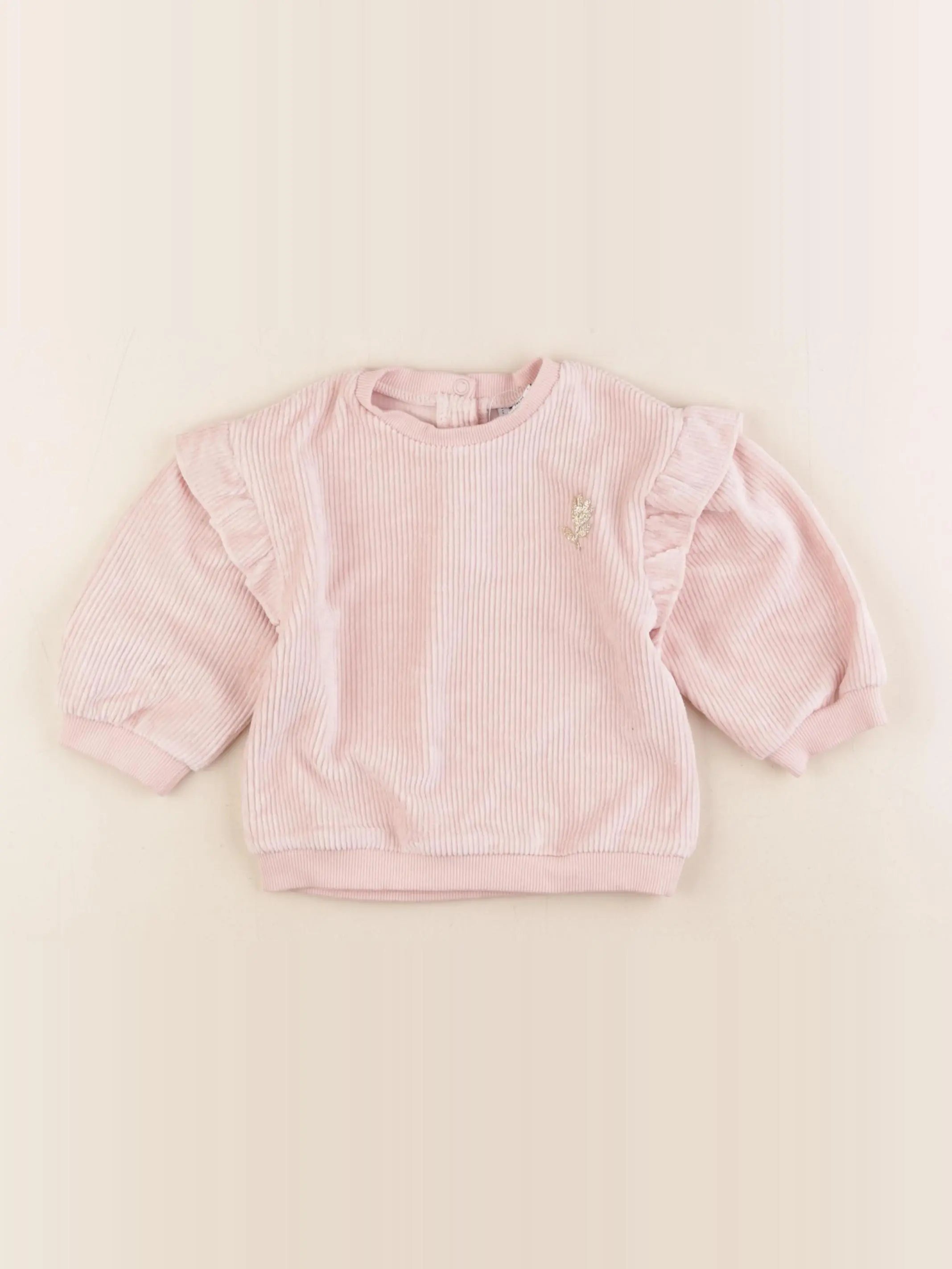 Tape à l'oeil - sweat rose - 12 mois