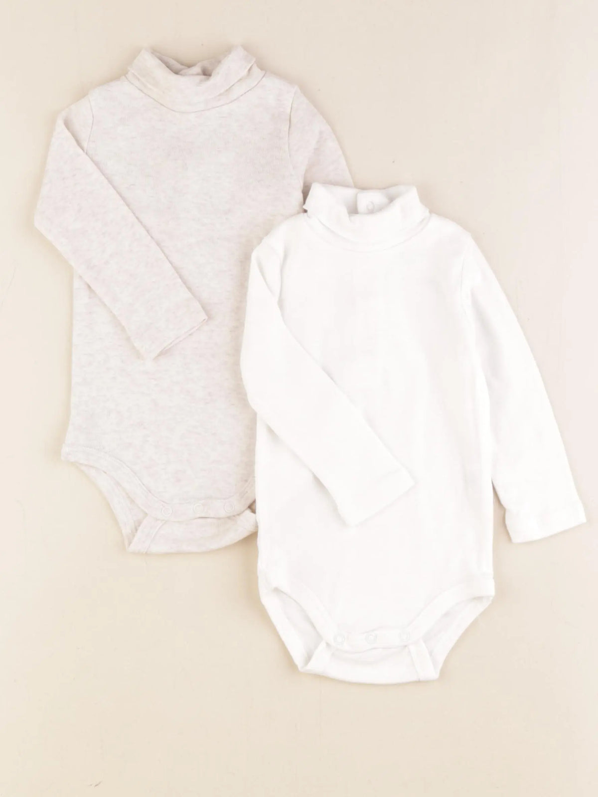 Boutchou - lot de 2 body à col - 6 mois
