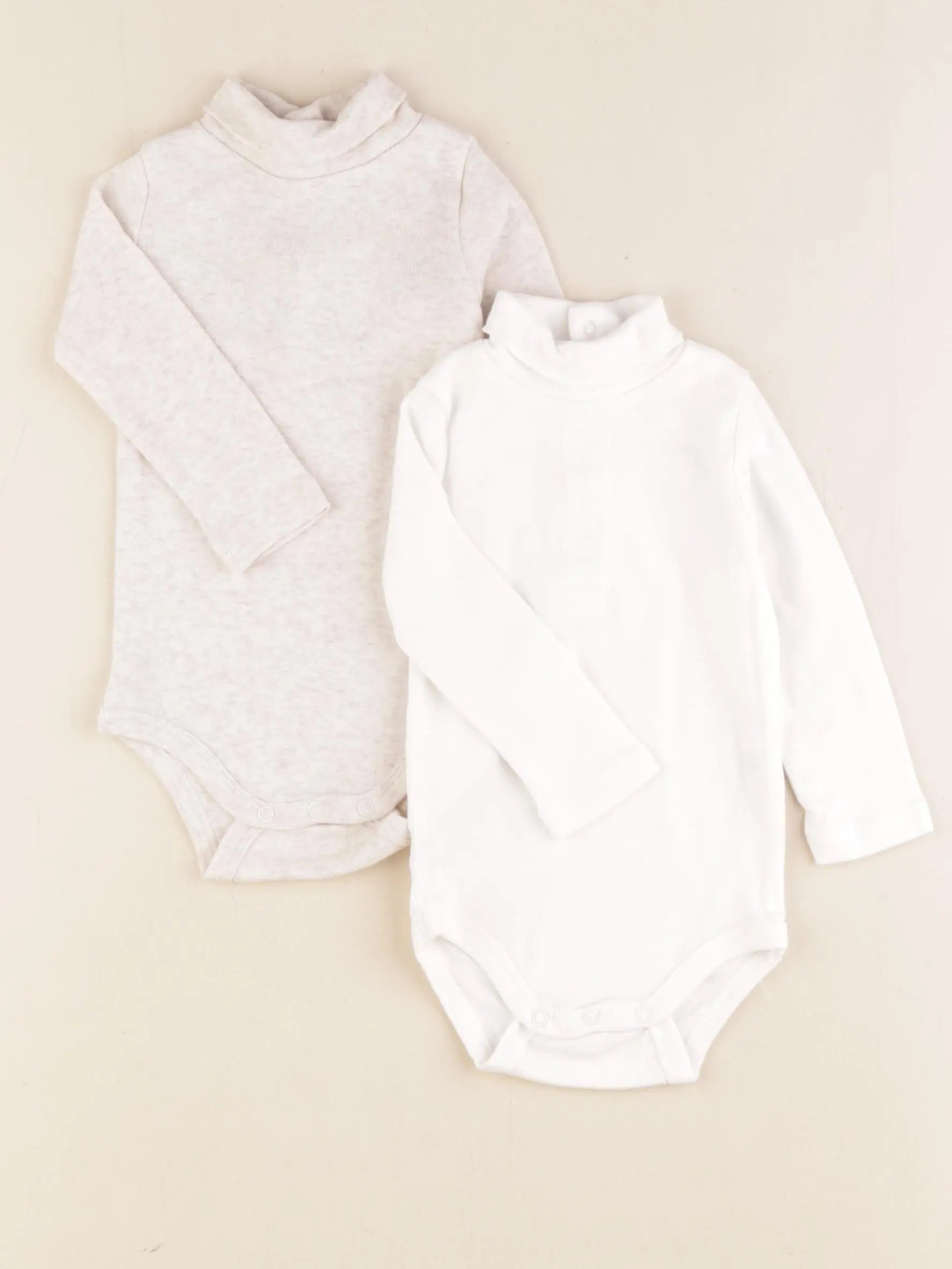 Boutchou - lot de 2 body à col - 6 mois