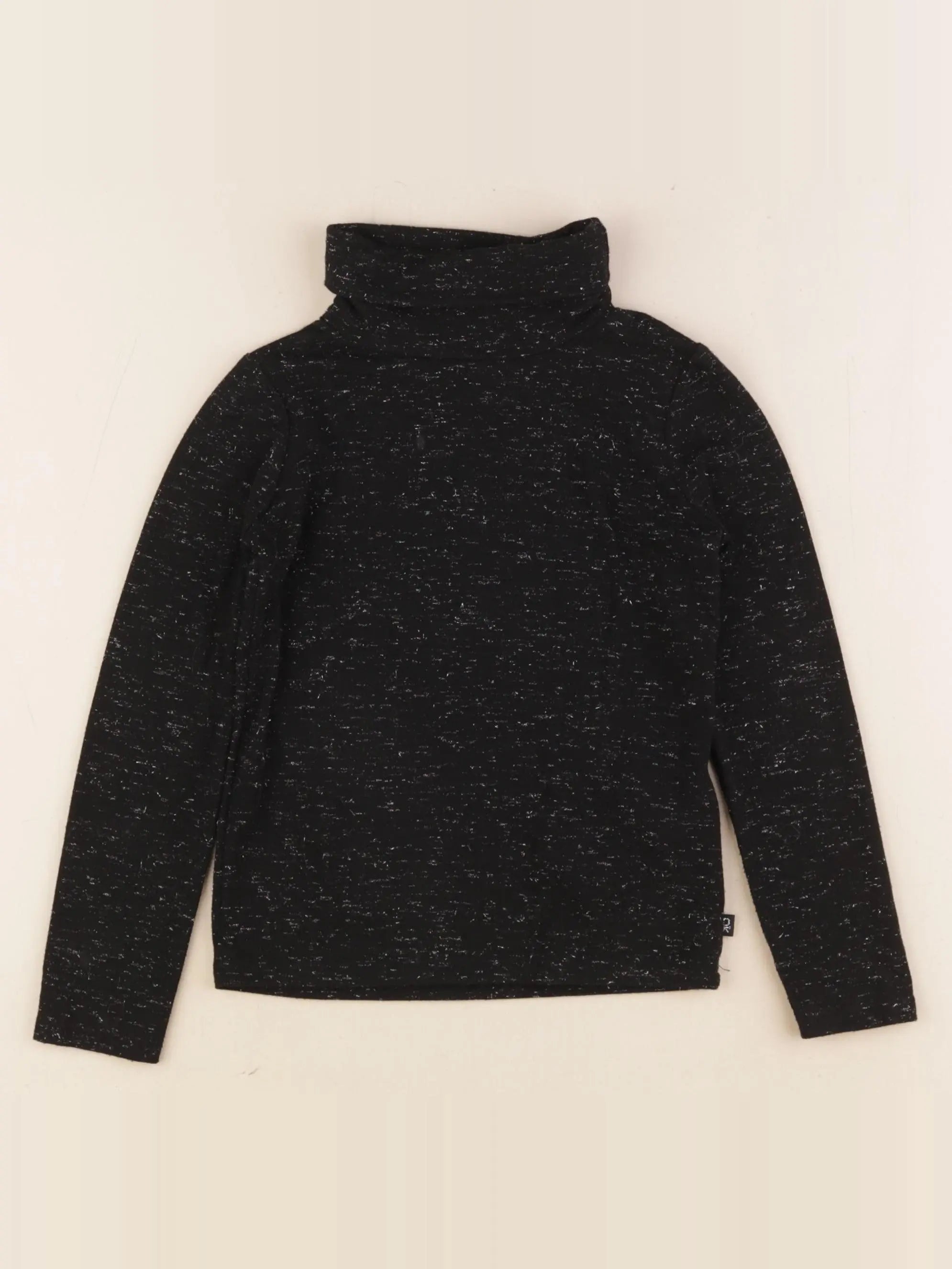 Okaidi - sous-pull noir, argent - 4 ans