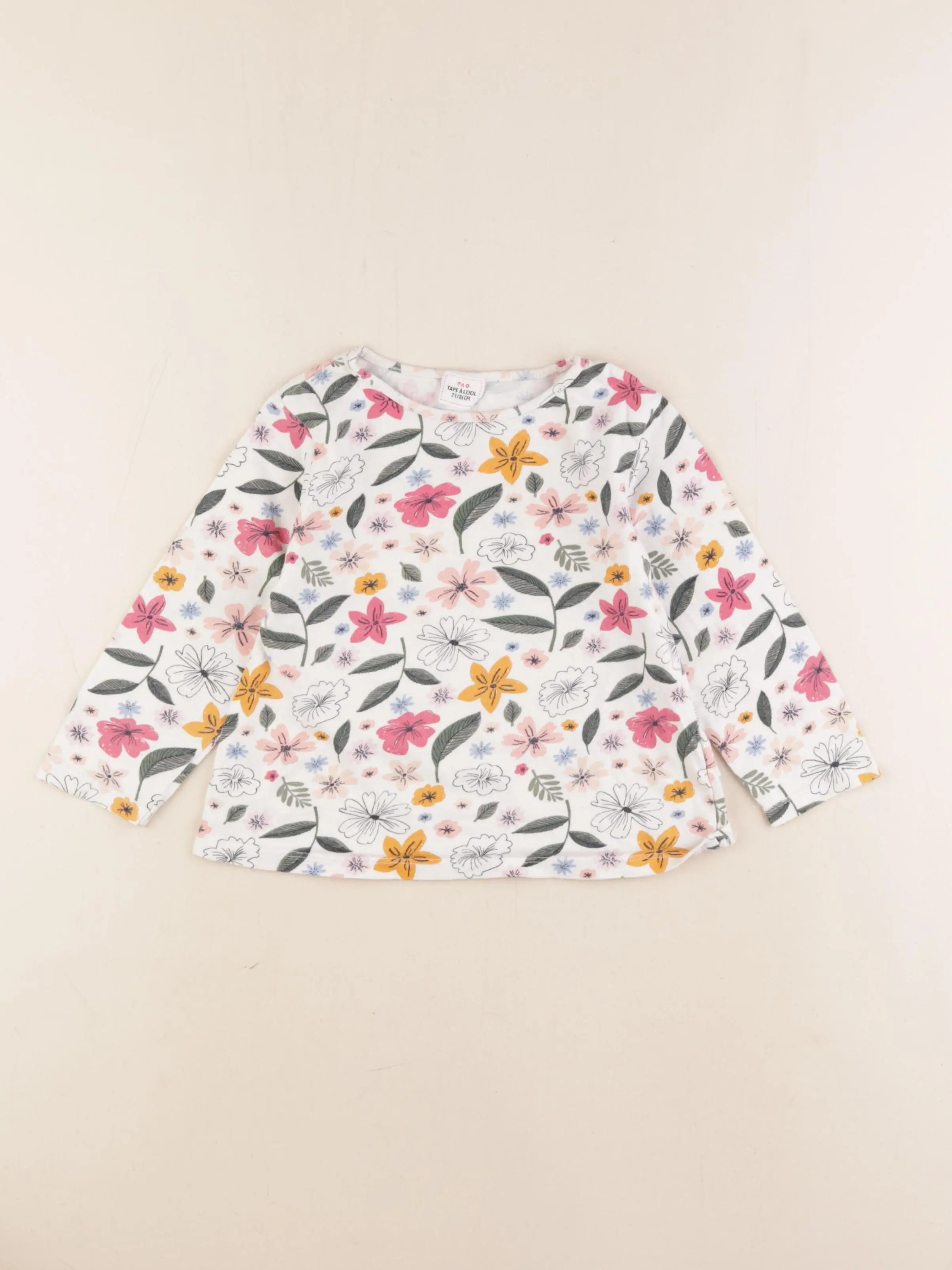 Tape à l'oeil - tee-shirt multicolore - 2 ans