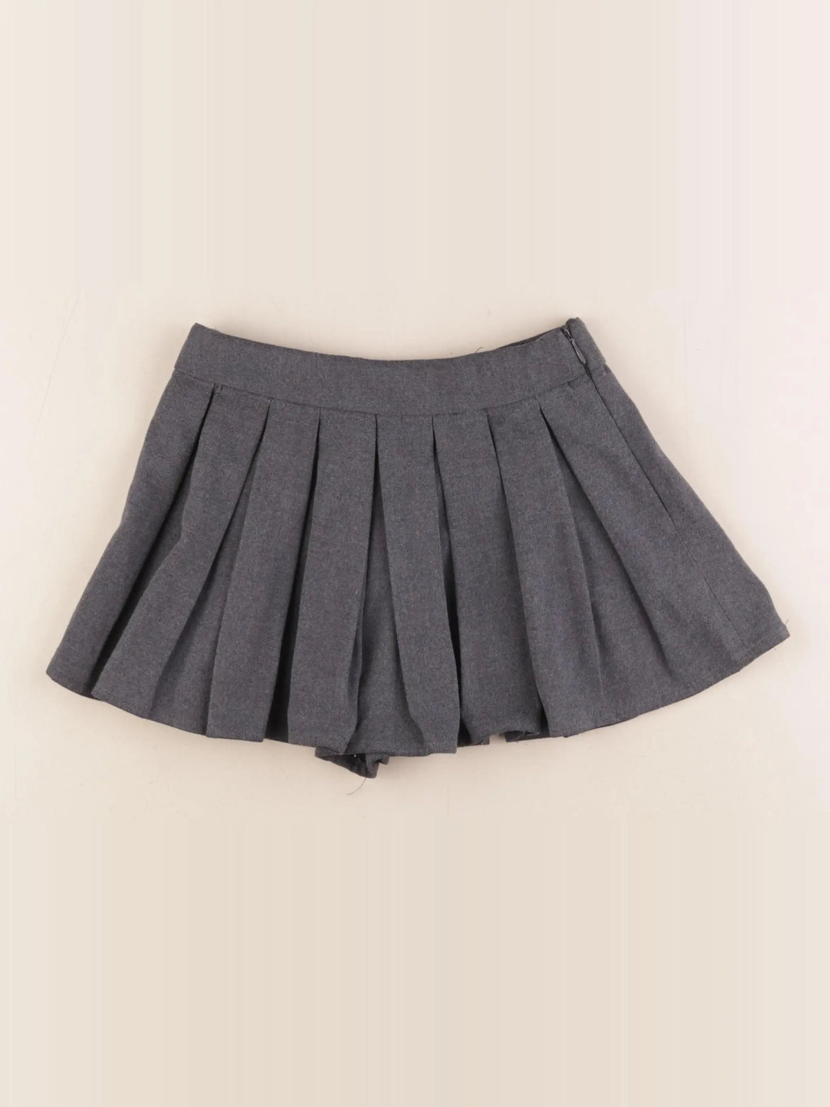 Okaidi - jupe short gris - 6 ans