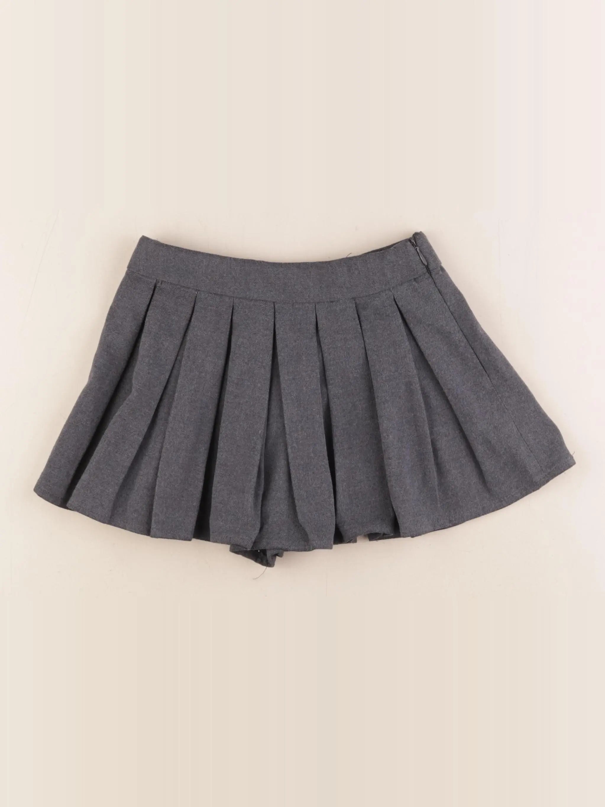 Okaidi - jupe short gris - 6 ans