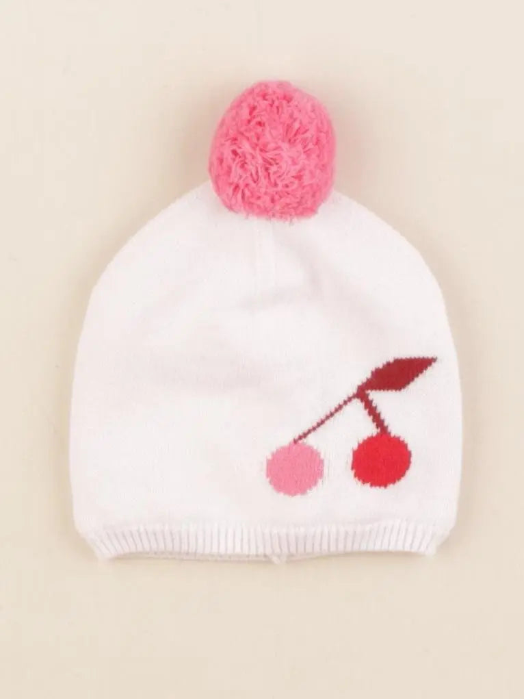 Jacadi - bonnet rose - 1 mois
