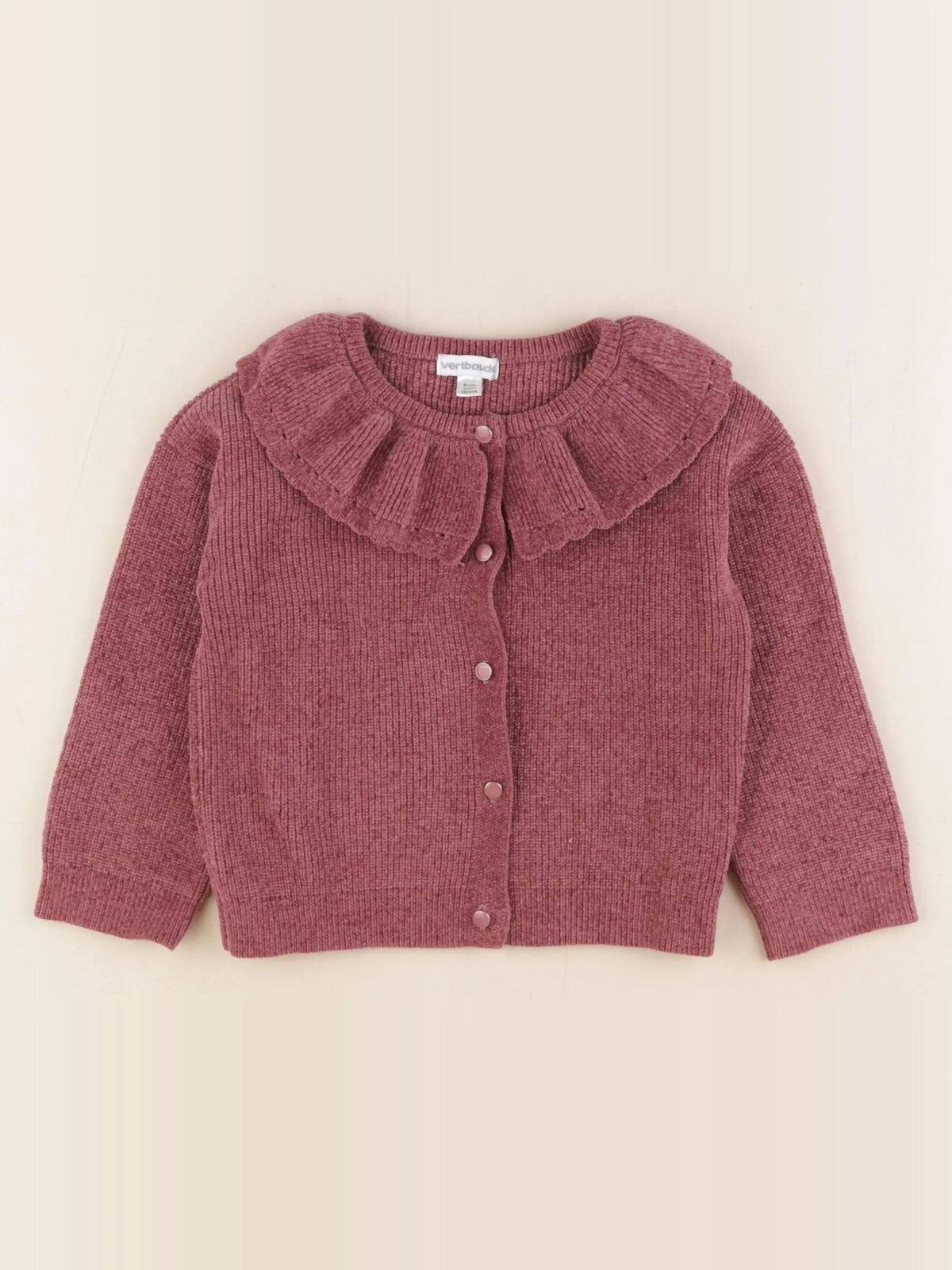 Vertbaudet - gilet rose - 18 mois