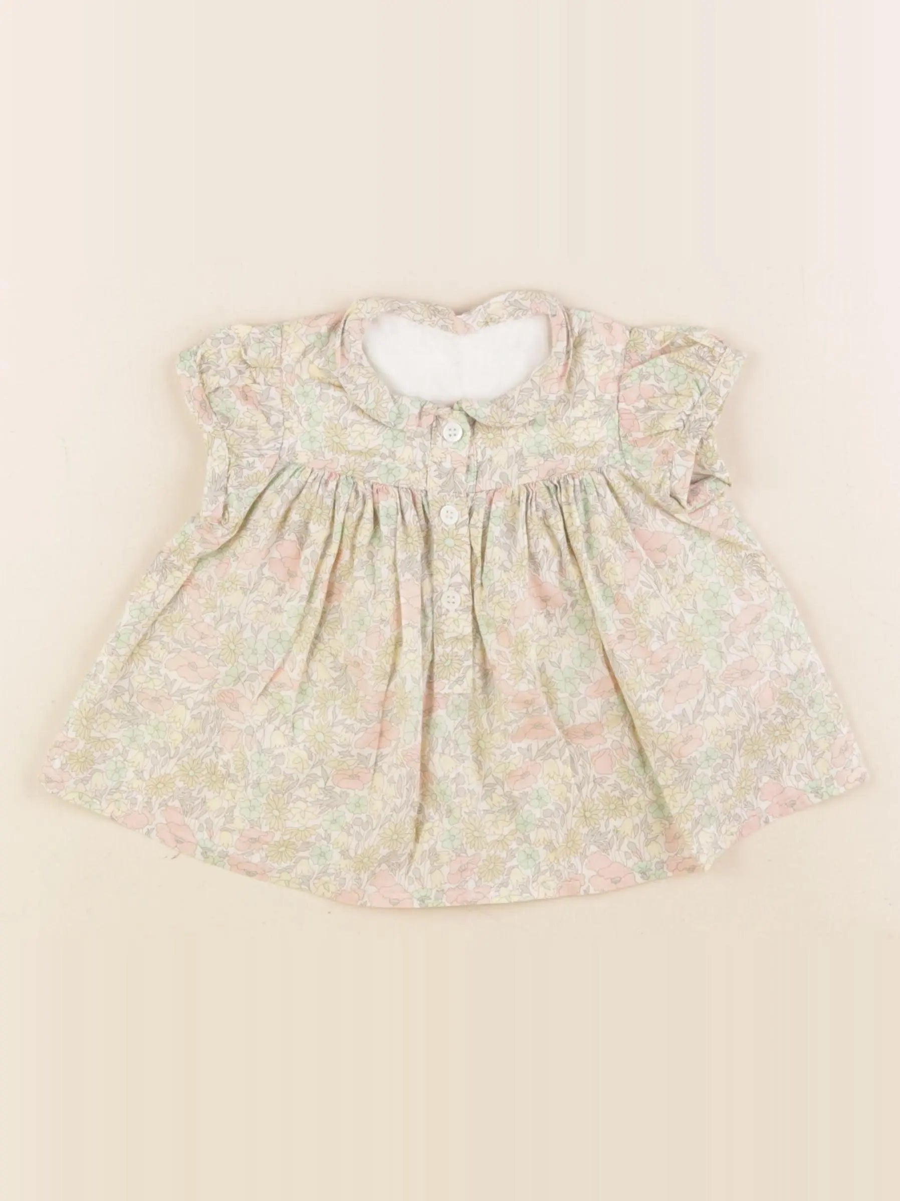 Bonton - blouse multicolore - 12 mois