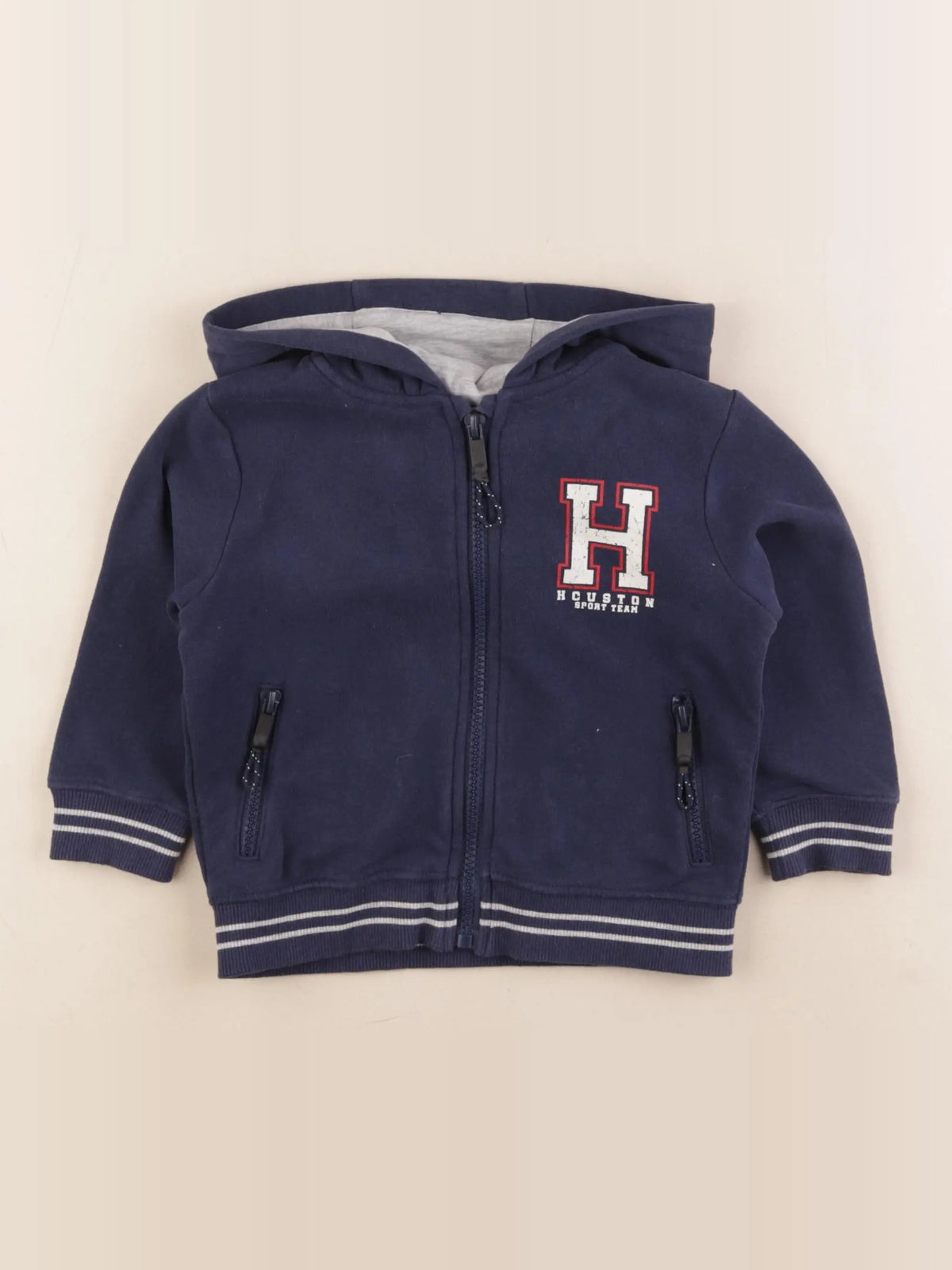 Vertbaudet - sweat bleu - 2 ans