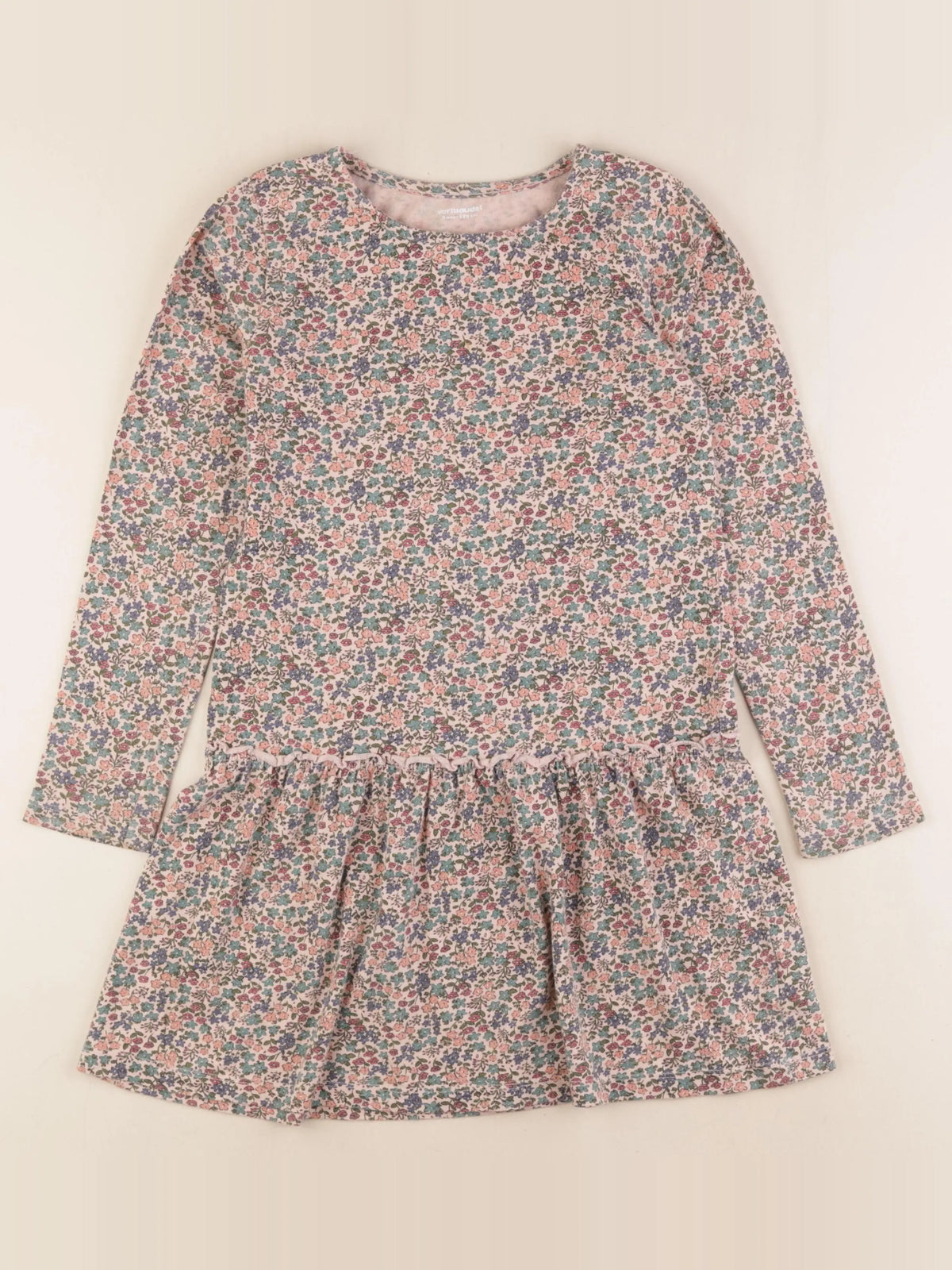 Vertbaudet - robe multicolore - 8 ans