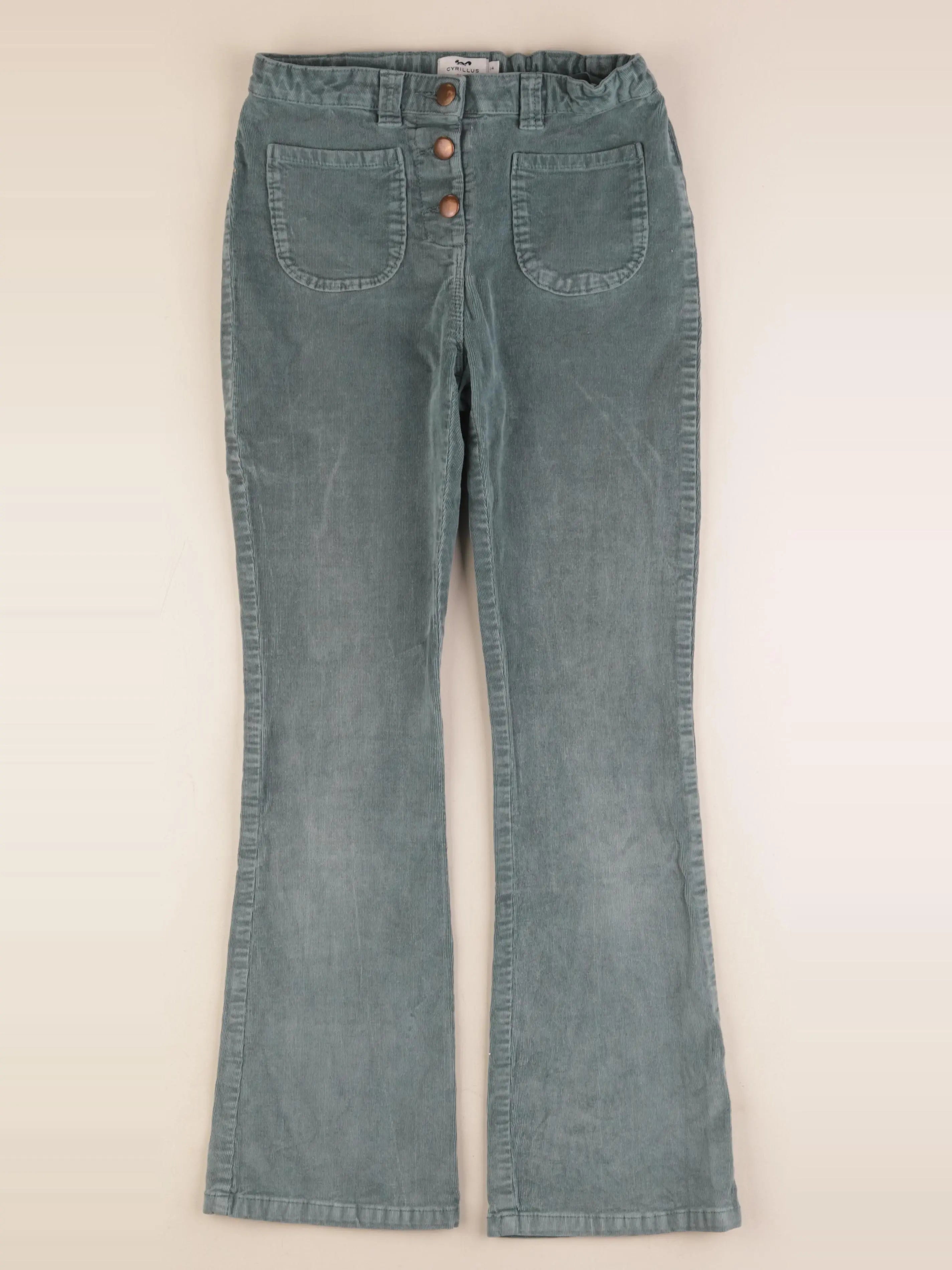 Cyrillus - pantalon vert - 14 ans