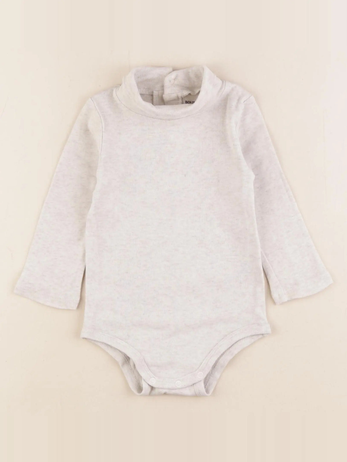 Boutchou - body à col beige - 9 mois