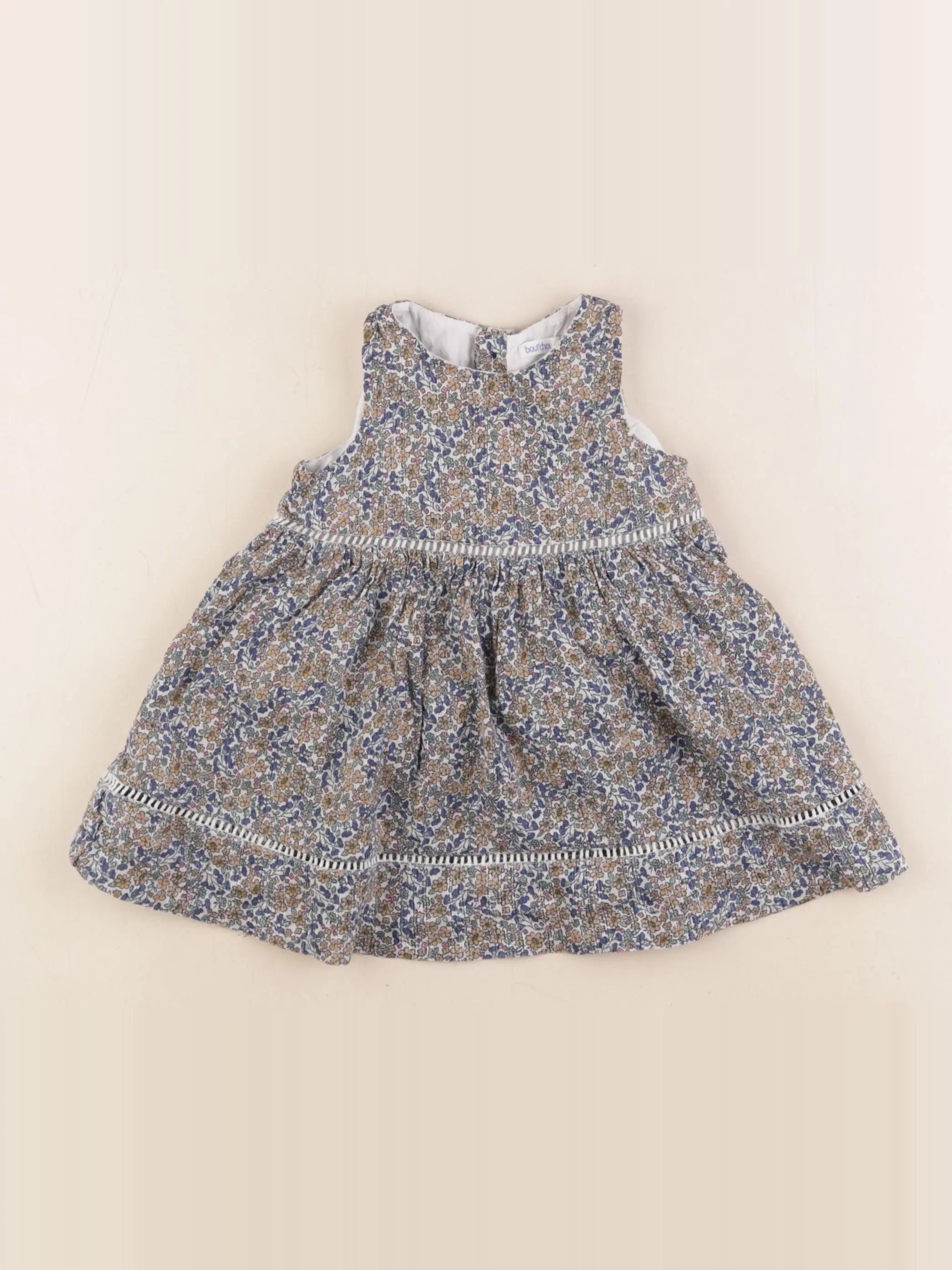 Boutchou - robe multicolore - 6 mois