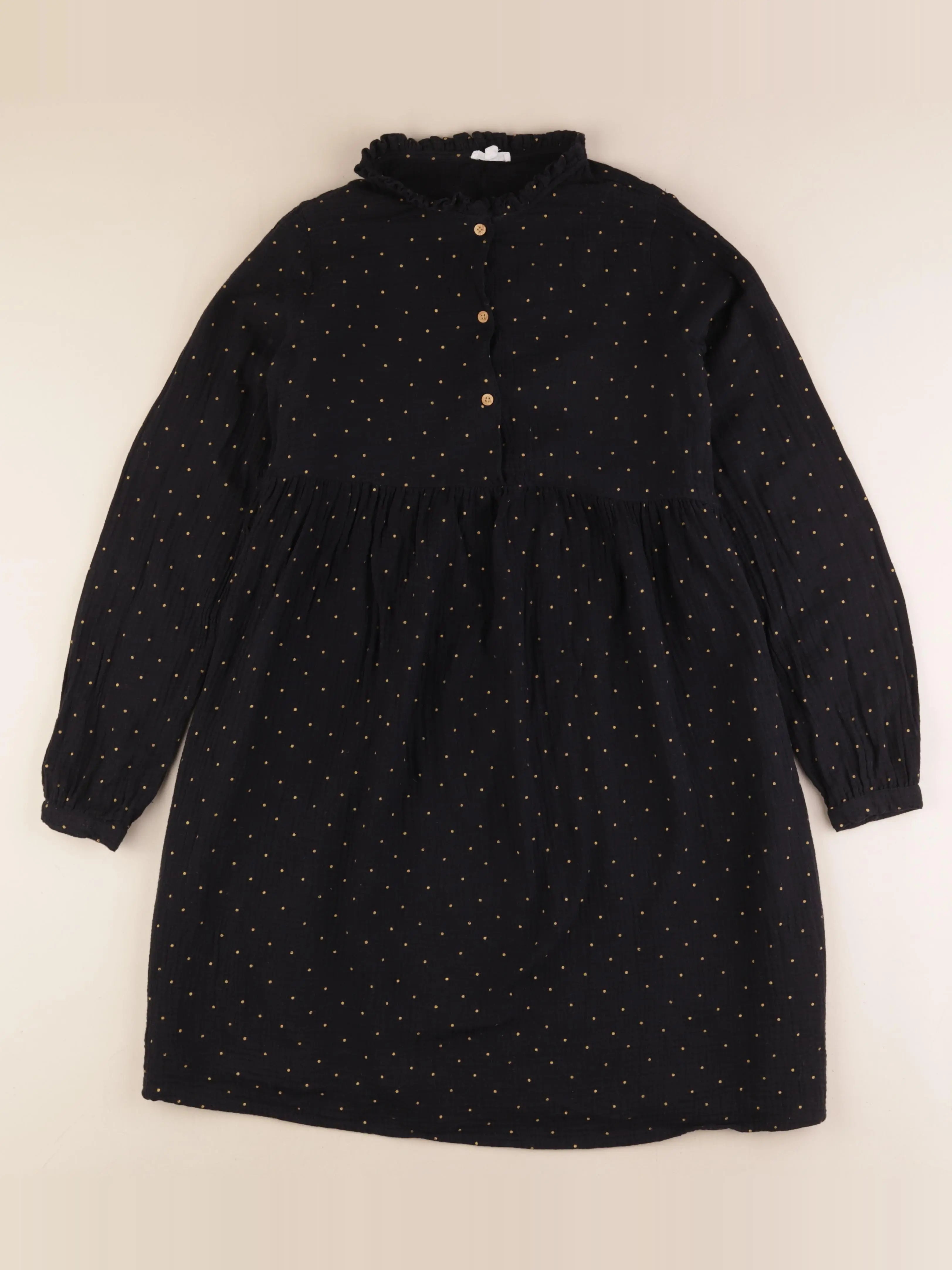 Vertbaudet - robe grossesse noir, or - 34