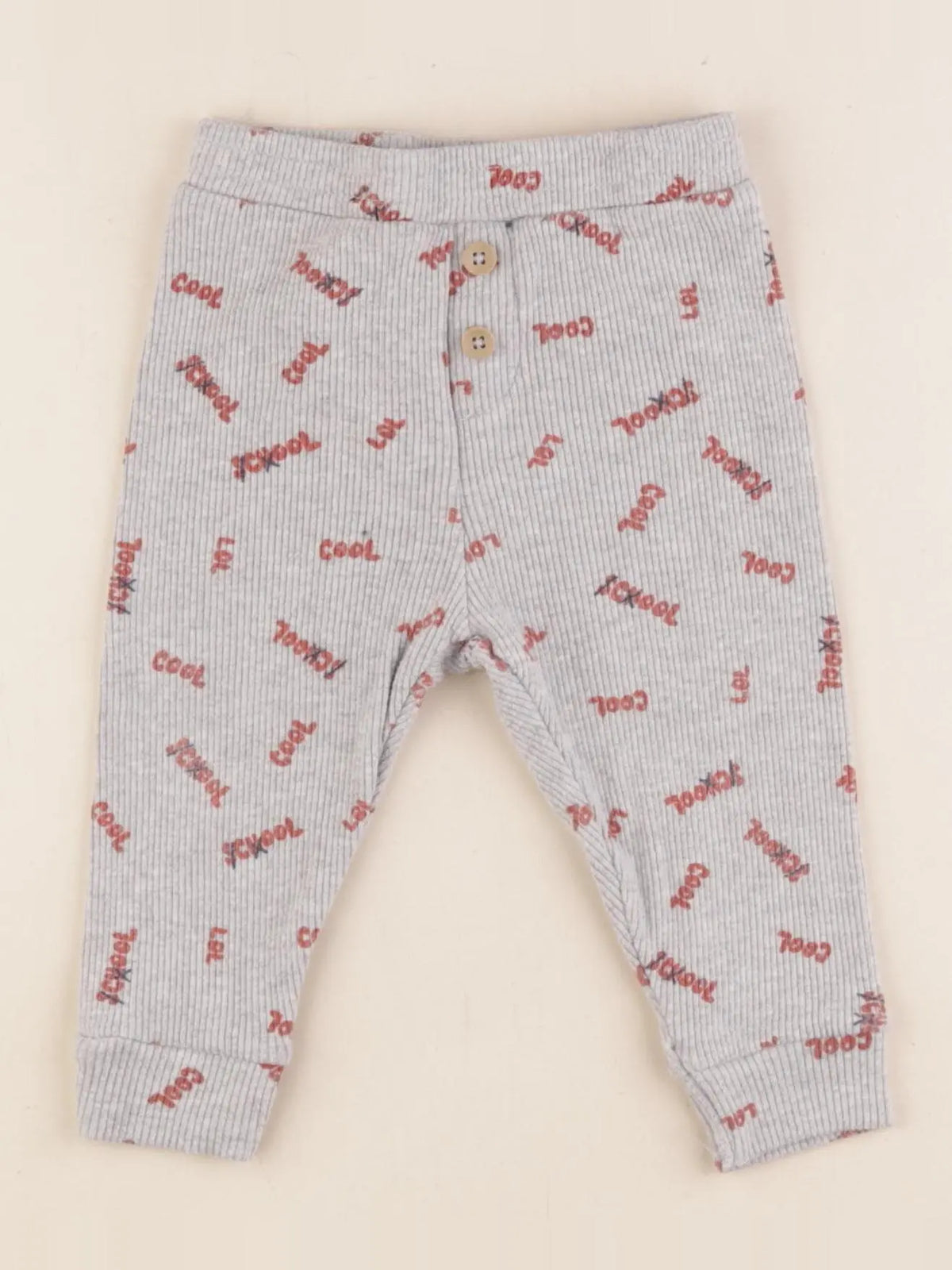 La Redoute - legging gris - 12 mois