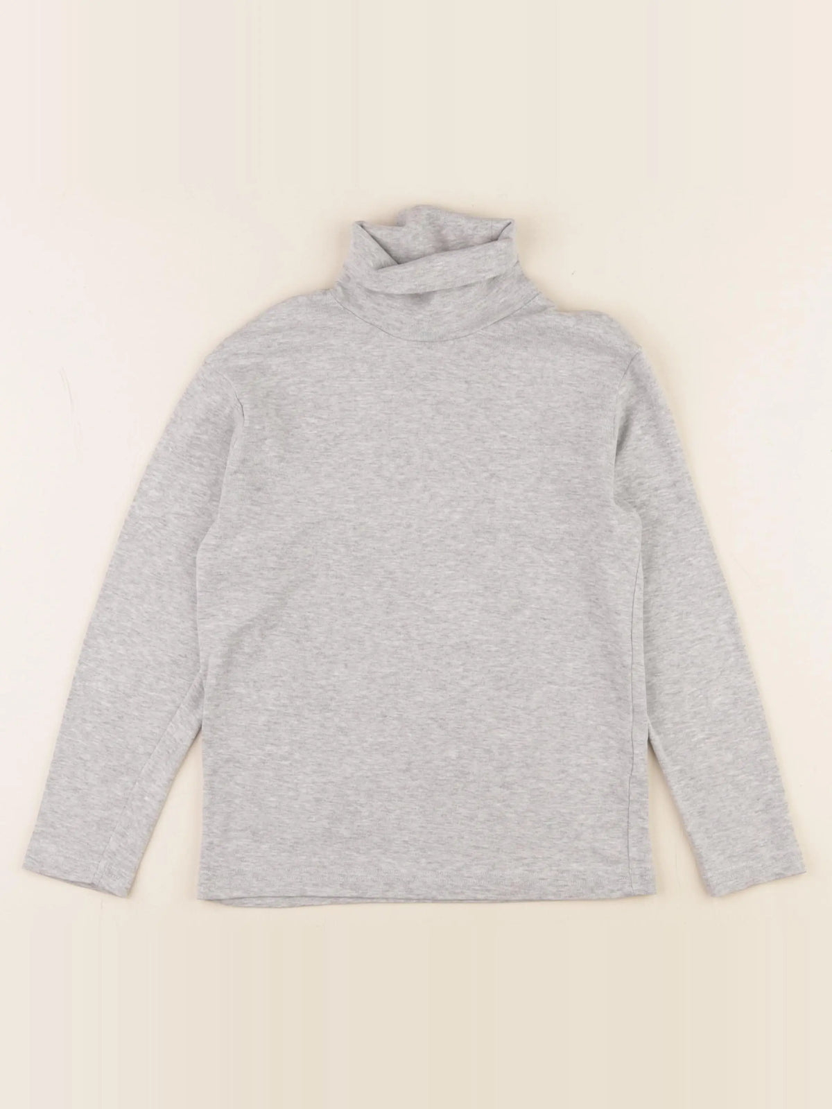 Vertbaudet - sous-pull gris - 8 ans