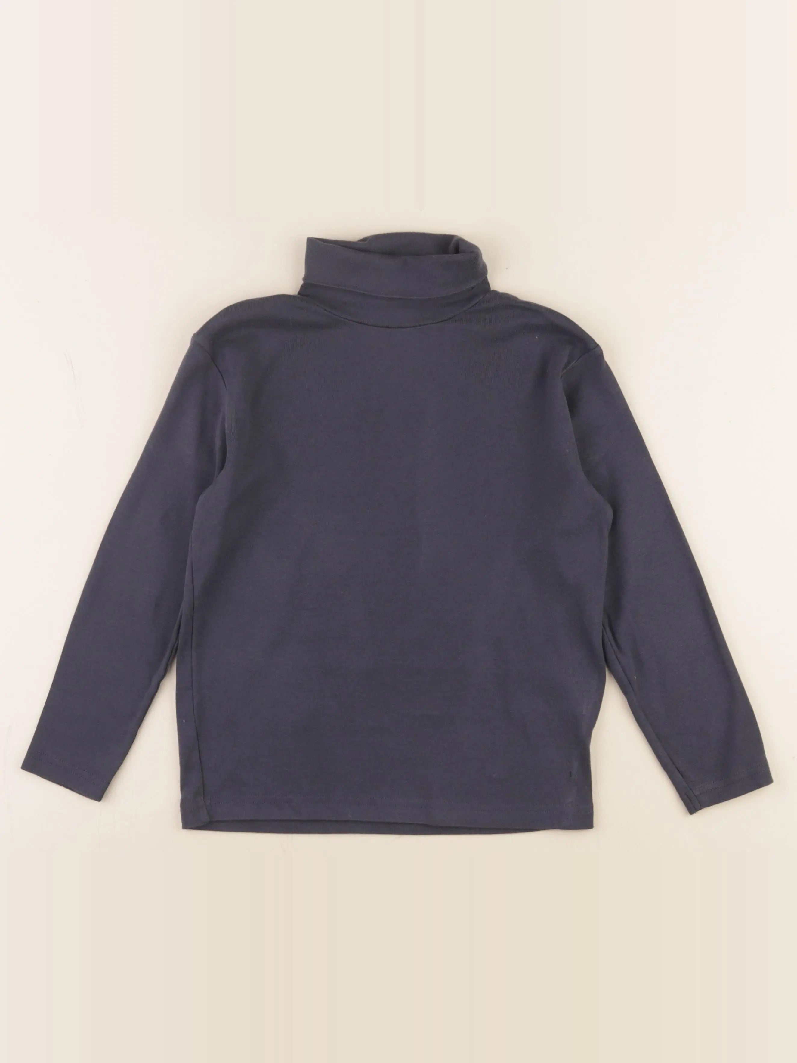 Vertbaudet - sous-pull gris - 8 ans
