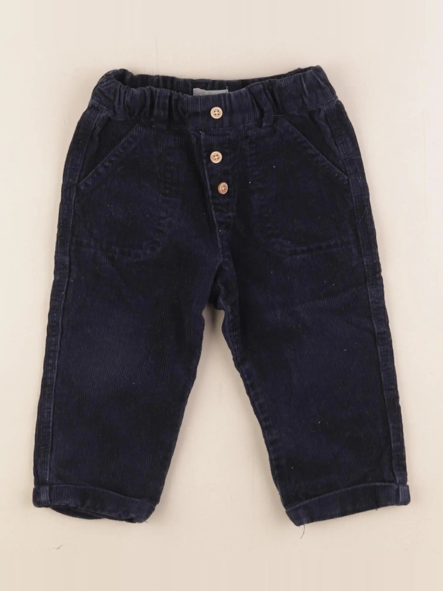 Boutchou - pantalon bleu - 9 mois