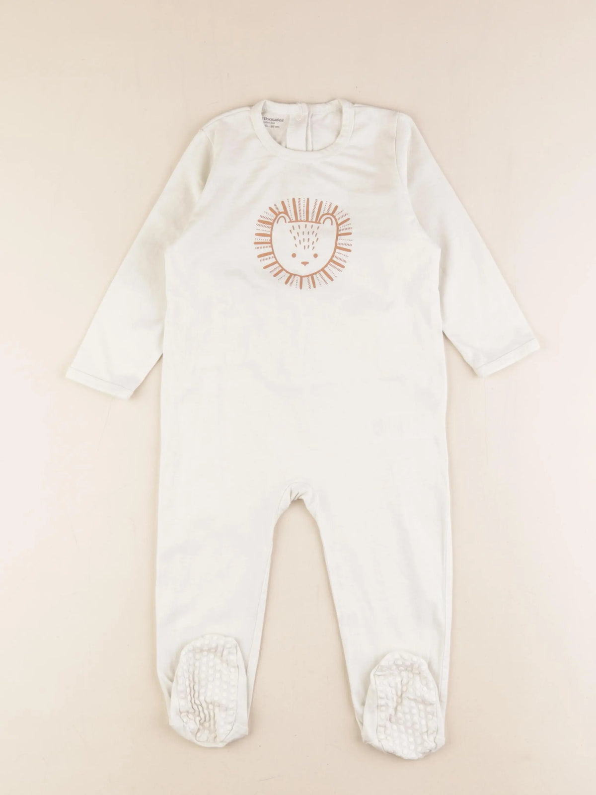 Vertbaudet - pyjama coton blanc - 24 mois