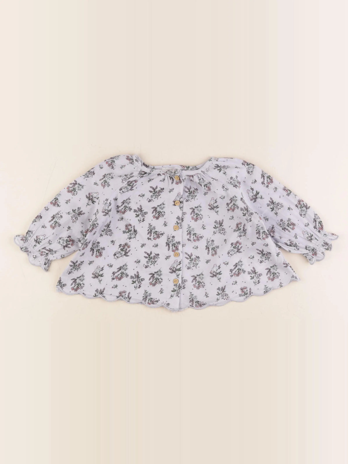 Vertbaudet - blouse multicolore - 6 mois