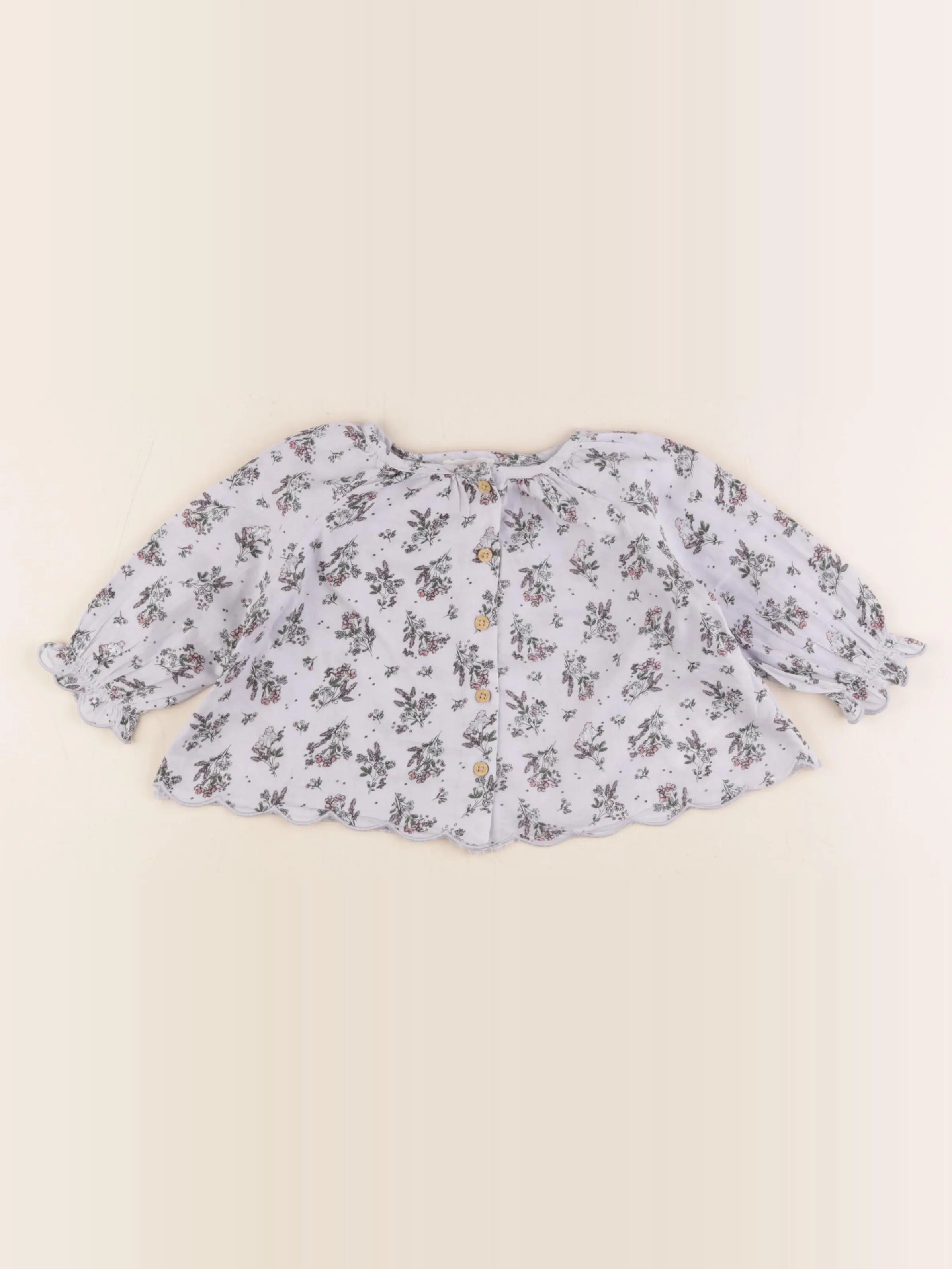Vertbaudet - blouse multicolore - 6 mois