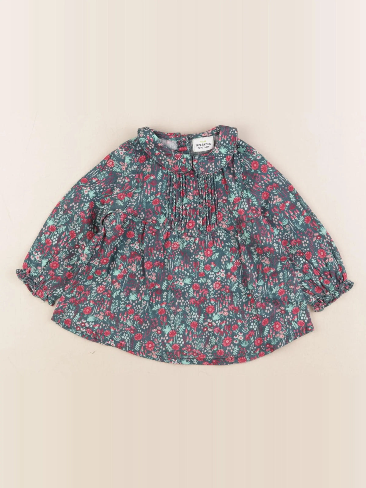 Tape à l'oeil - blouse multicolore - 12 mois