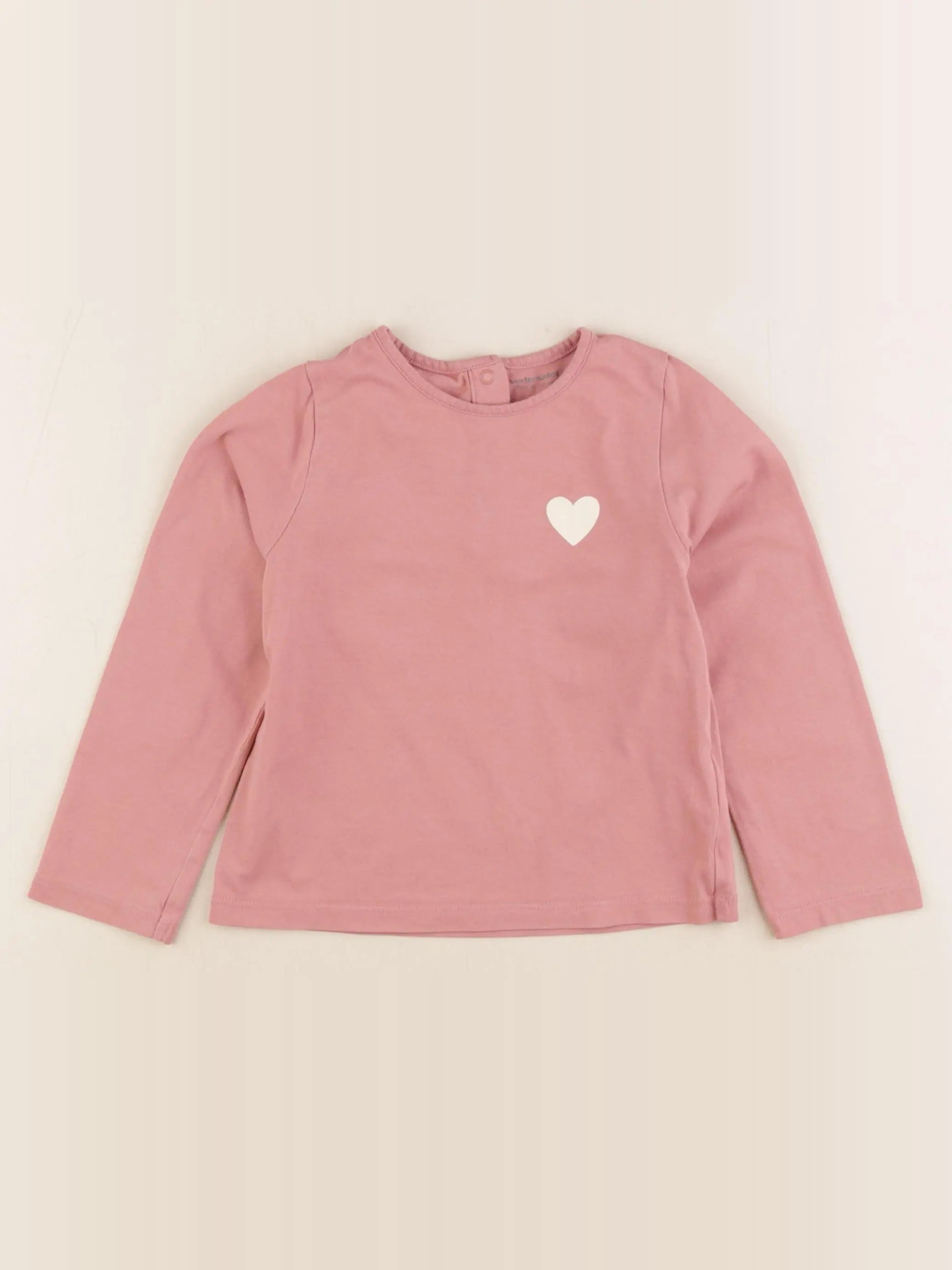 Vertbaudet - tee-shirt rose - 36 mois
