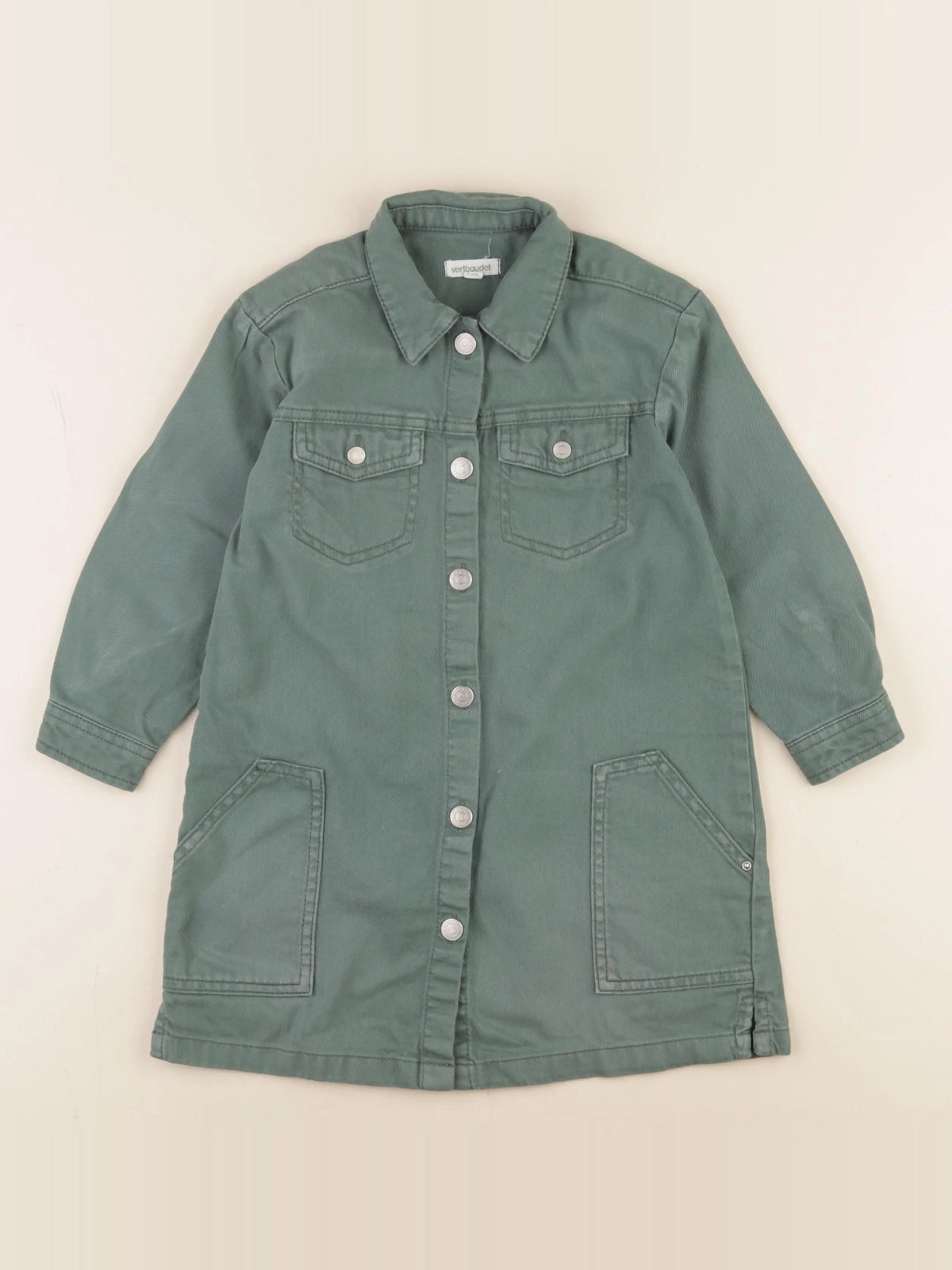 Vertbaudet - robe vert - 5 ans