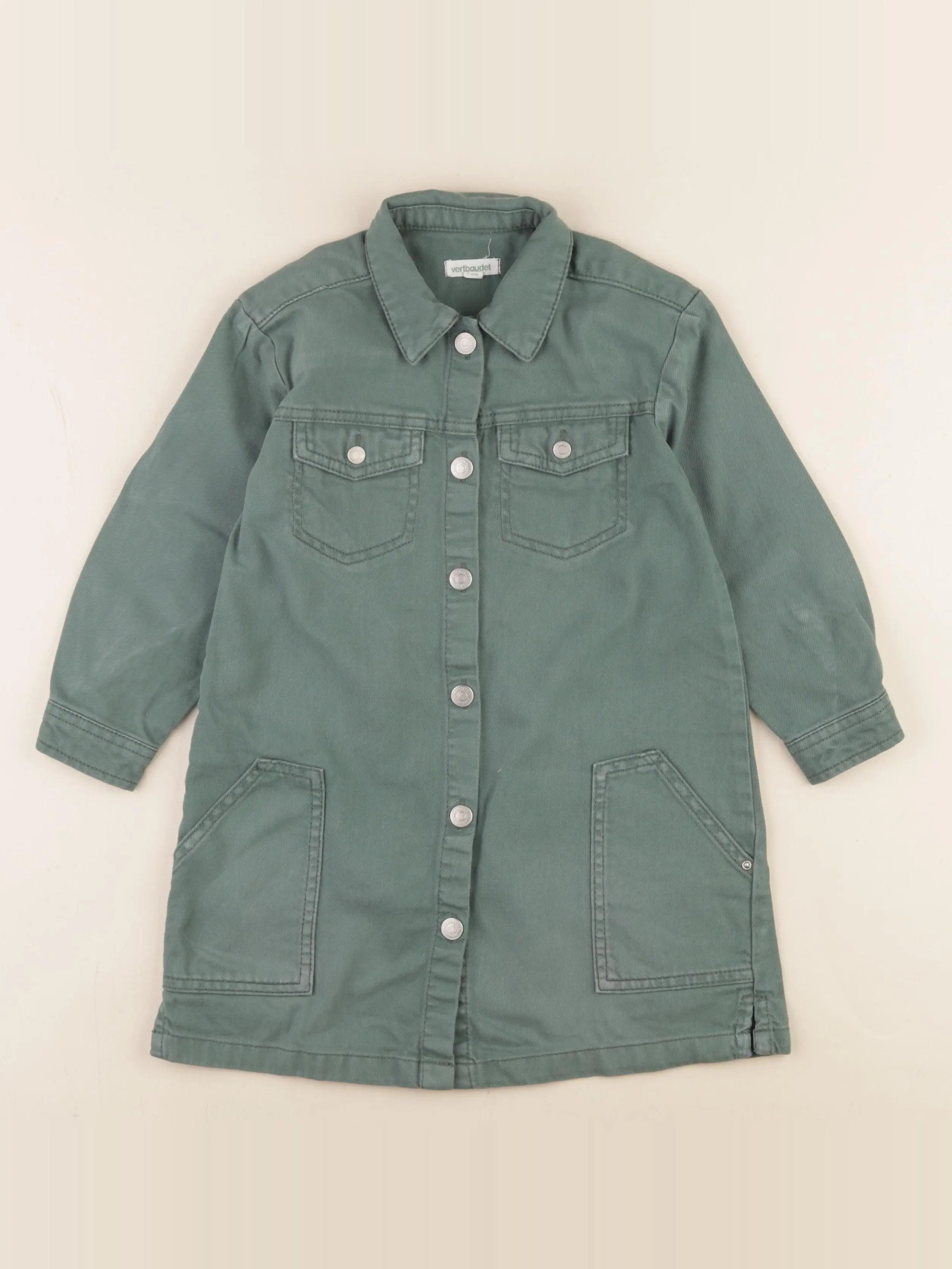 Vertbaudet - robe vert - 5 ans