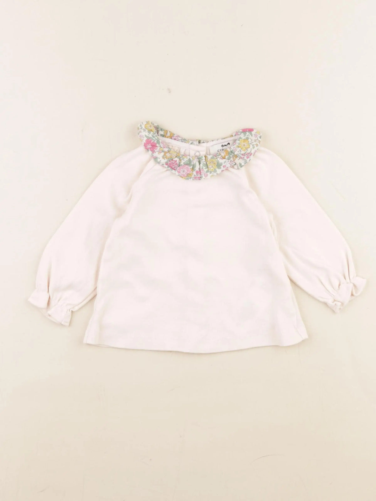 Cyrillus - tee-shirt rose - 9 mois