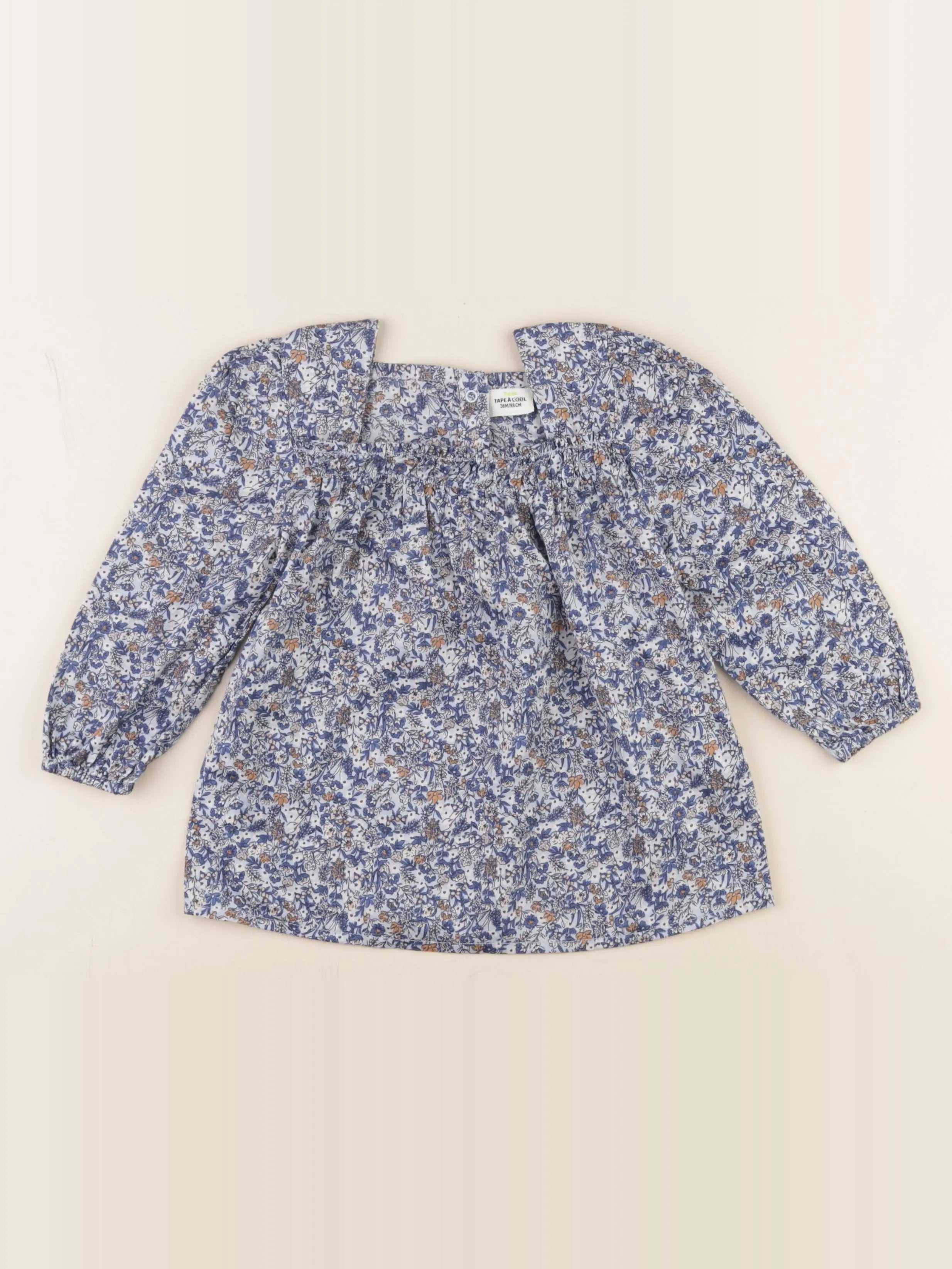 Tape à l'oeil - robe bleu - 36 mois