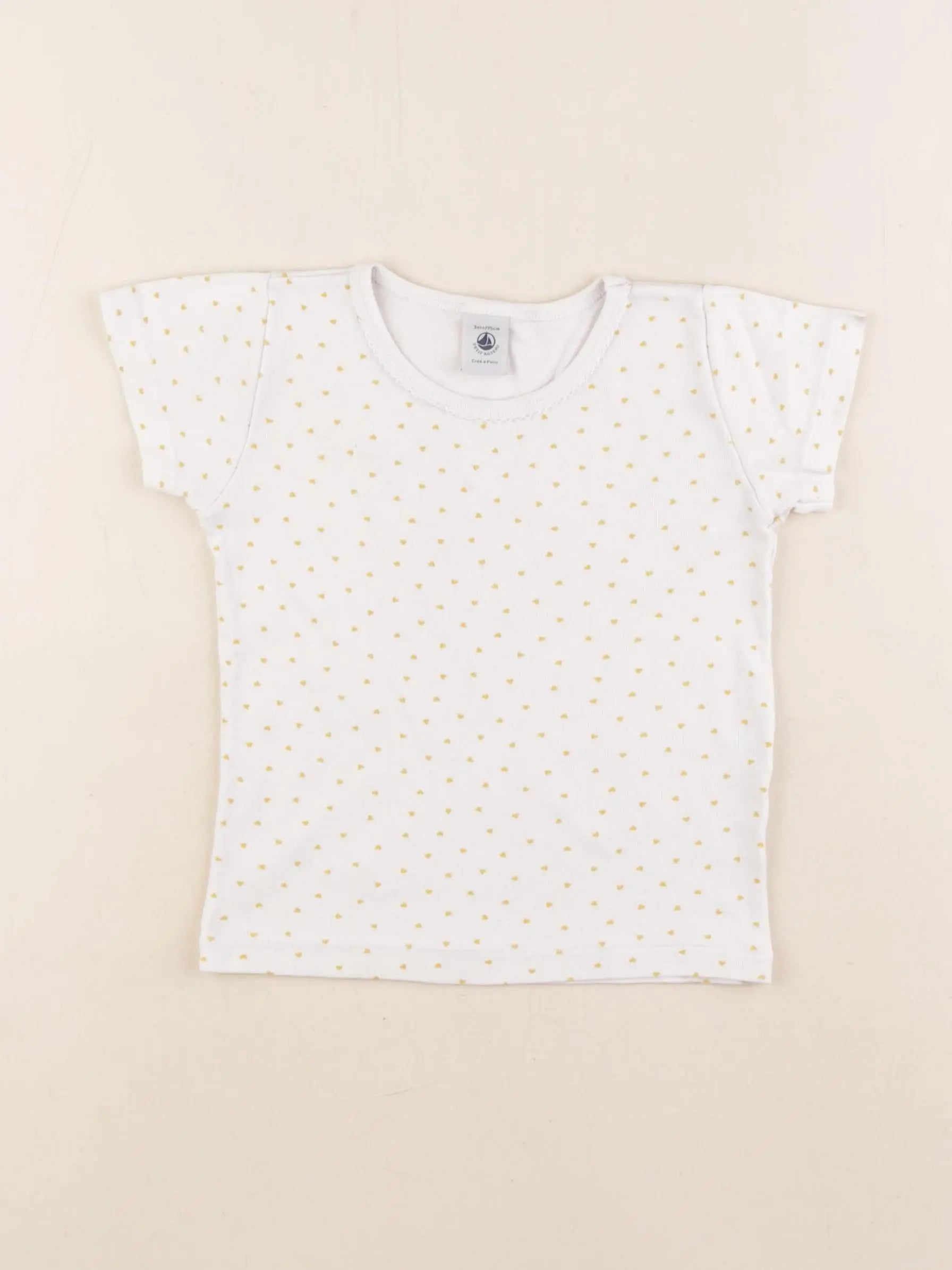 Petit Bateau - maillot de corps blanc - 3 ans