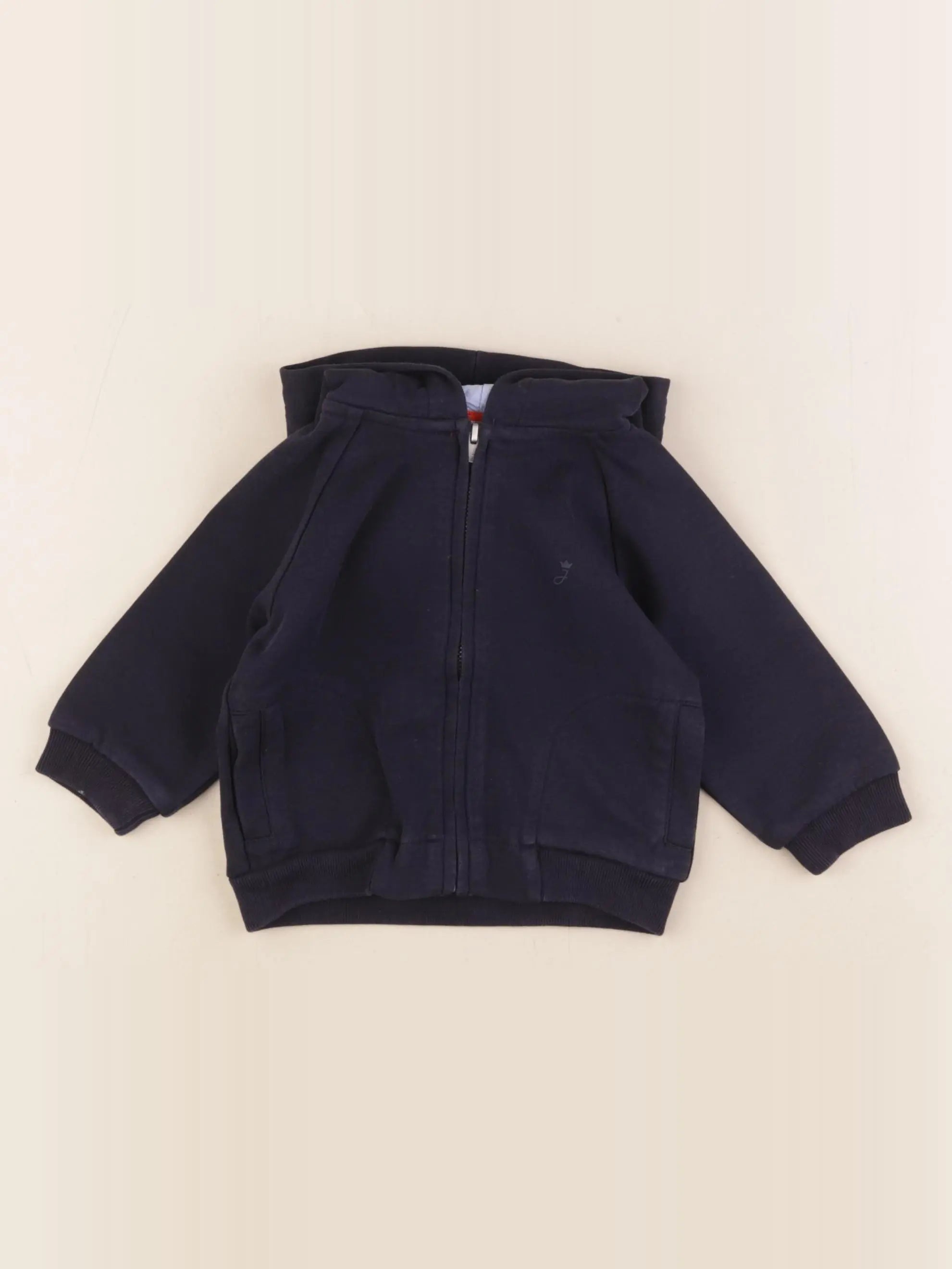 Jacadi - sweat bleu - 12 mois