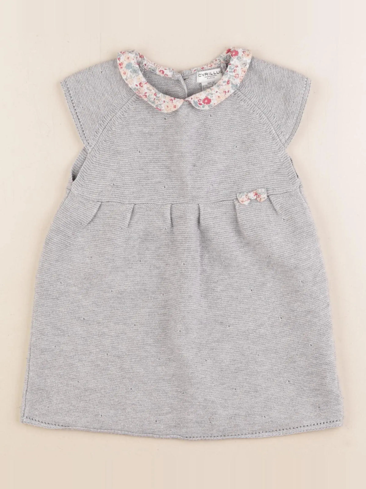 Cyrillus - robe gris - 18 mois